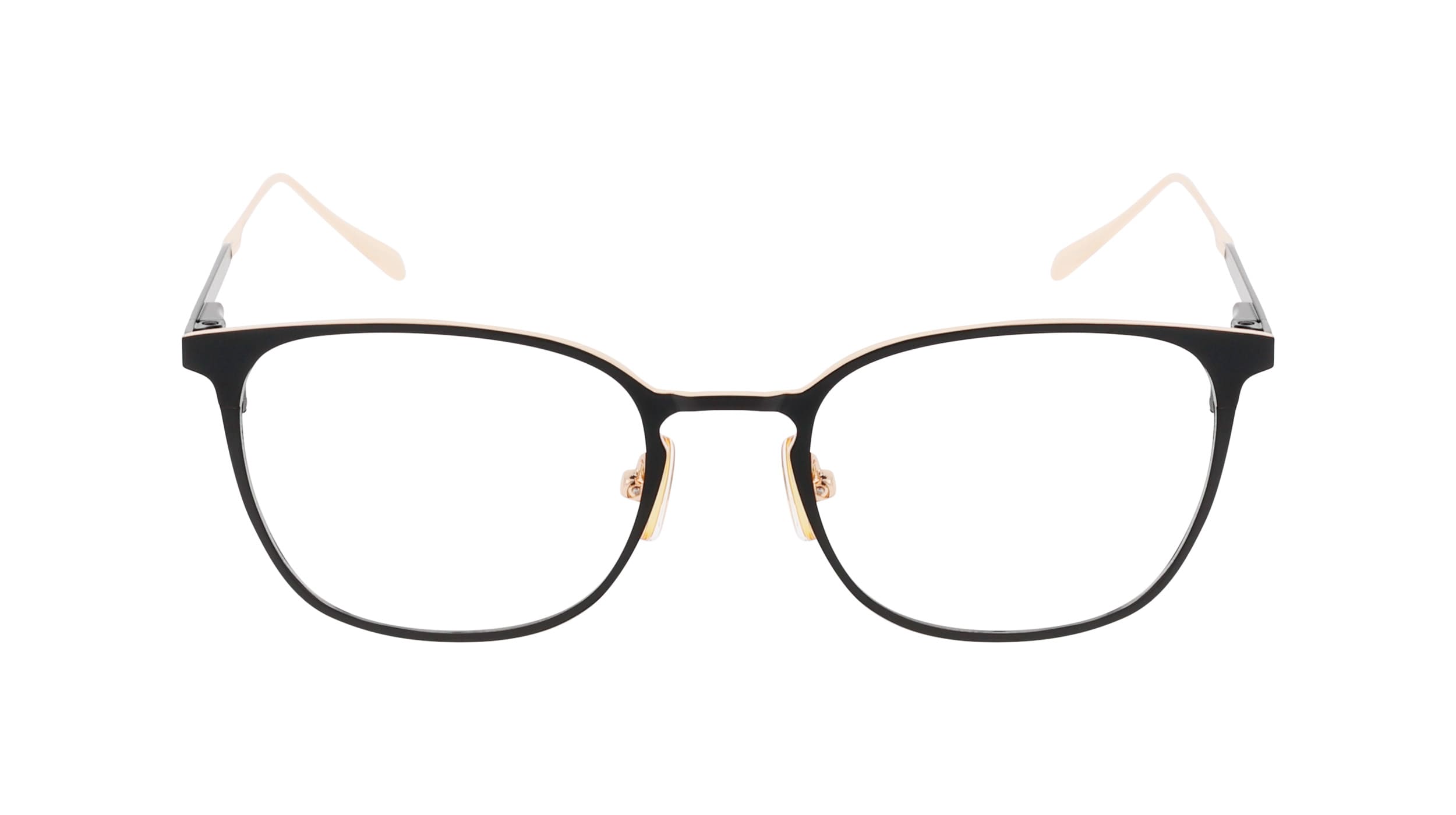 Front view of Duncan and Todd frame ID3385119C1matte-black-gold#color_matte black gold