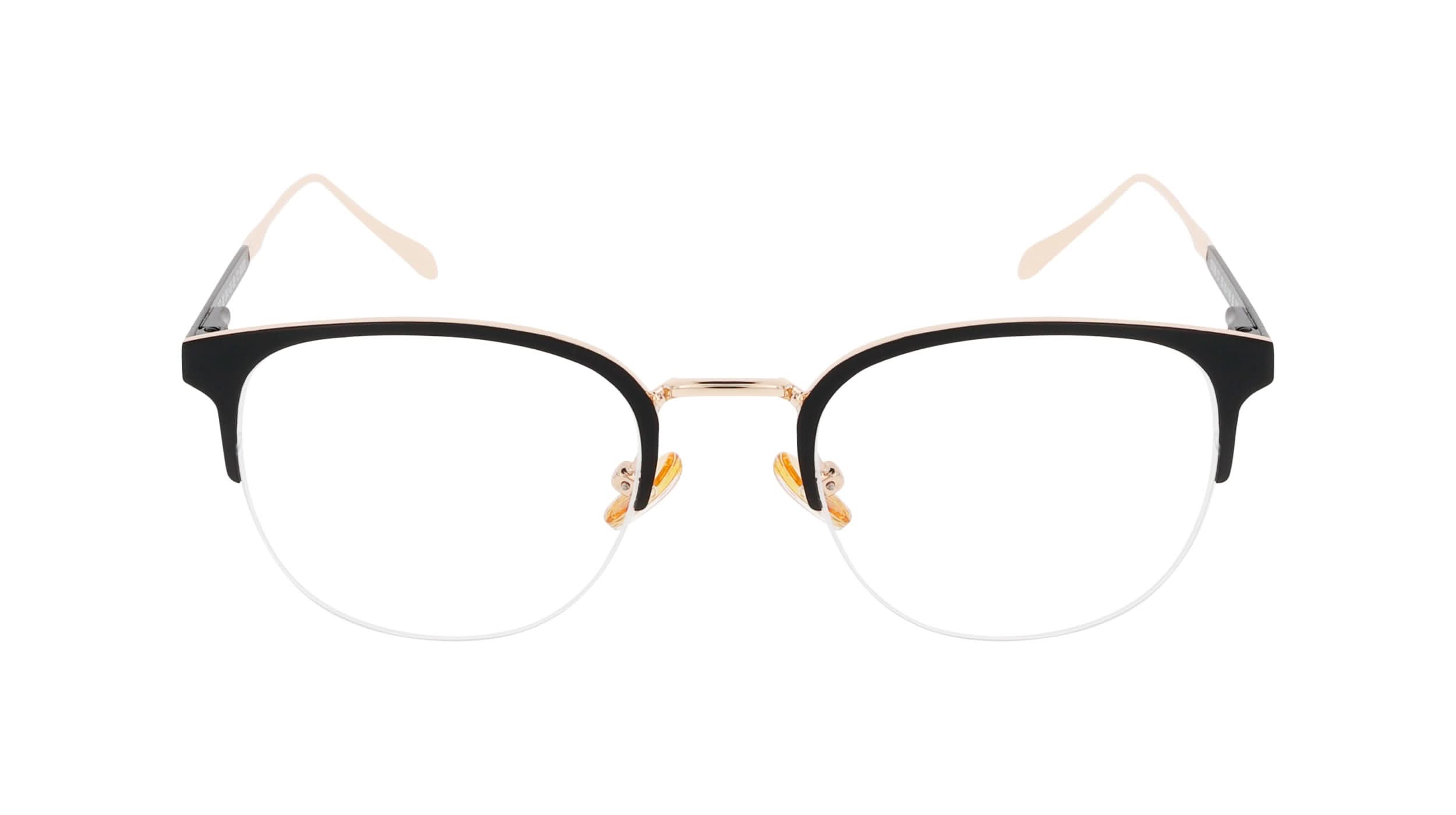 Front view of Duncan and Todd frame ID3395020C1matte-black-gold#color_matte black gold