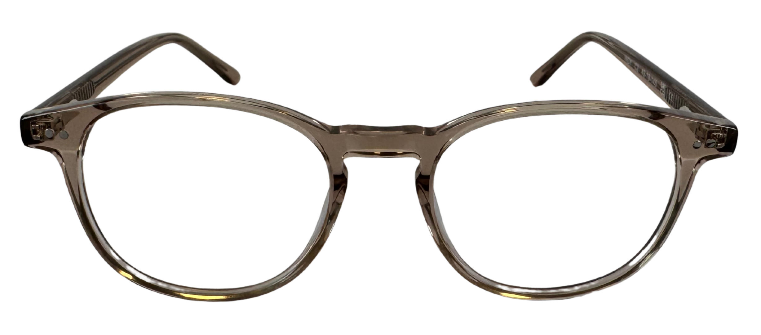 Front view of INDY #color_Shiny Translucent Light Brown