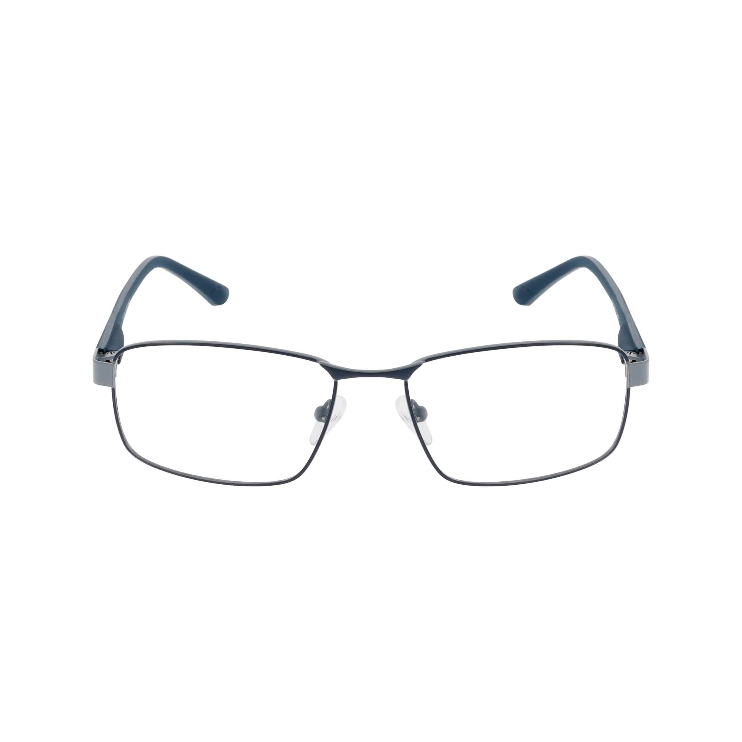 Front view of Duncan and Todd frame KIRK5417C1matte-navy-grey#color_matte navy grey