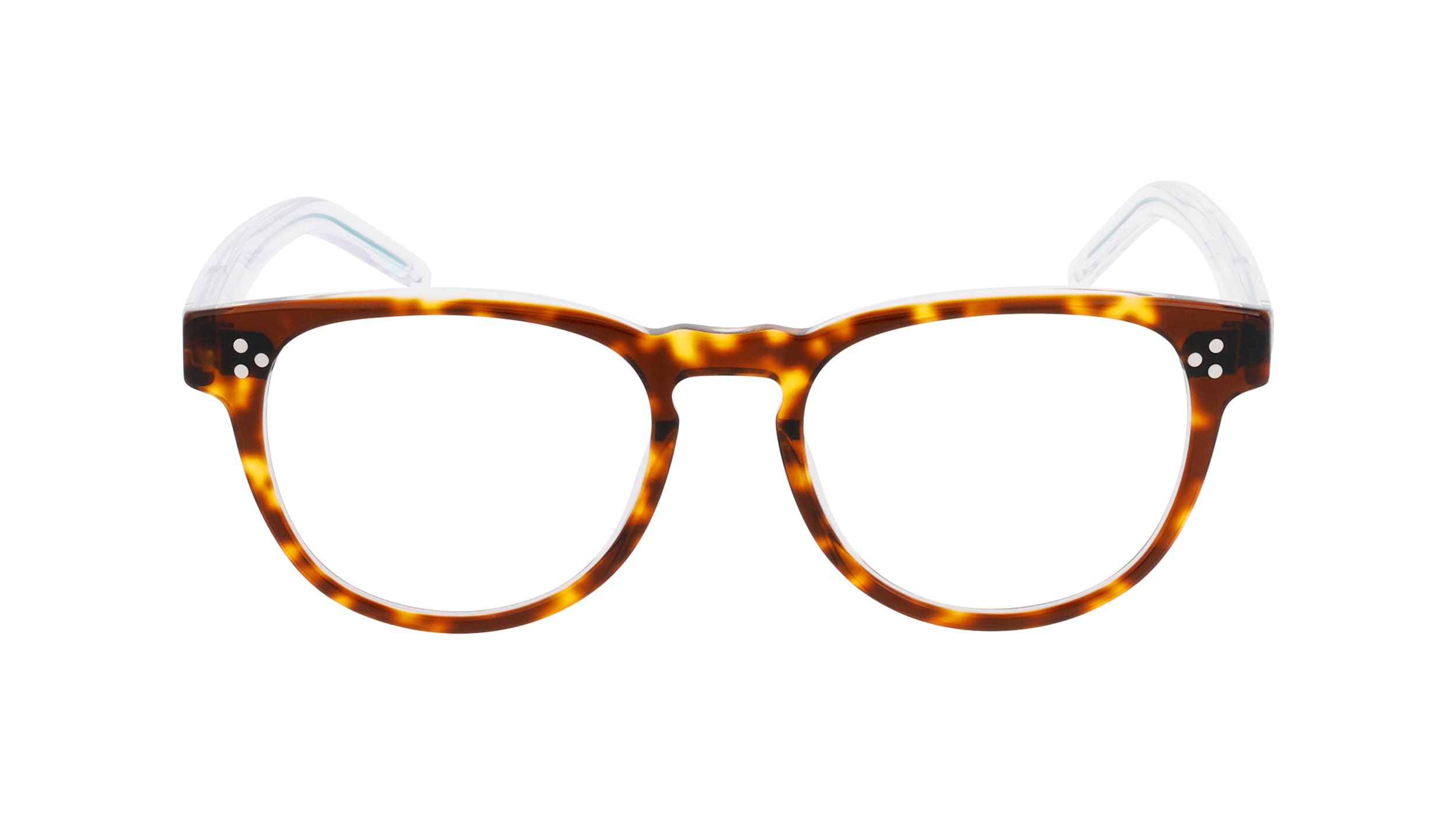 Front view of Duncan and Todd frame KORI4918C2demi-brown-crystal#color_demi brown crystal