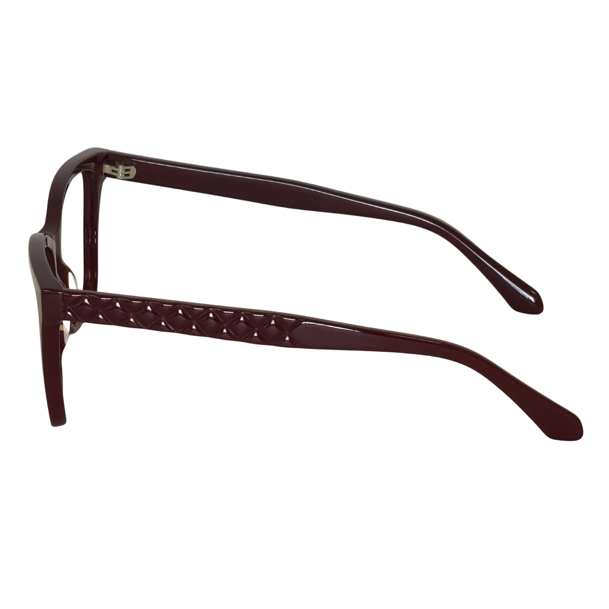 Front view of Lacy #color_Burgundy