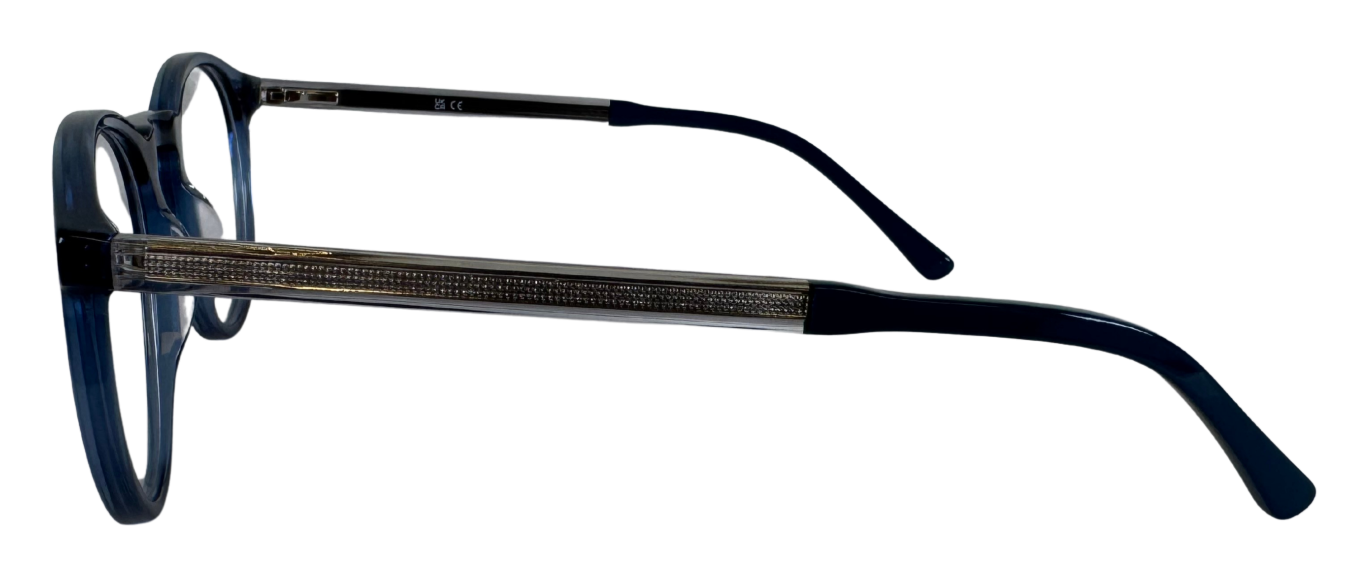 Side view of LUX #color_Transparent blue