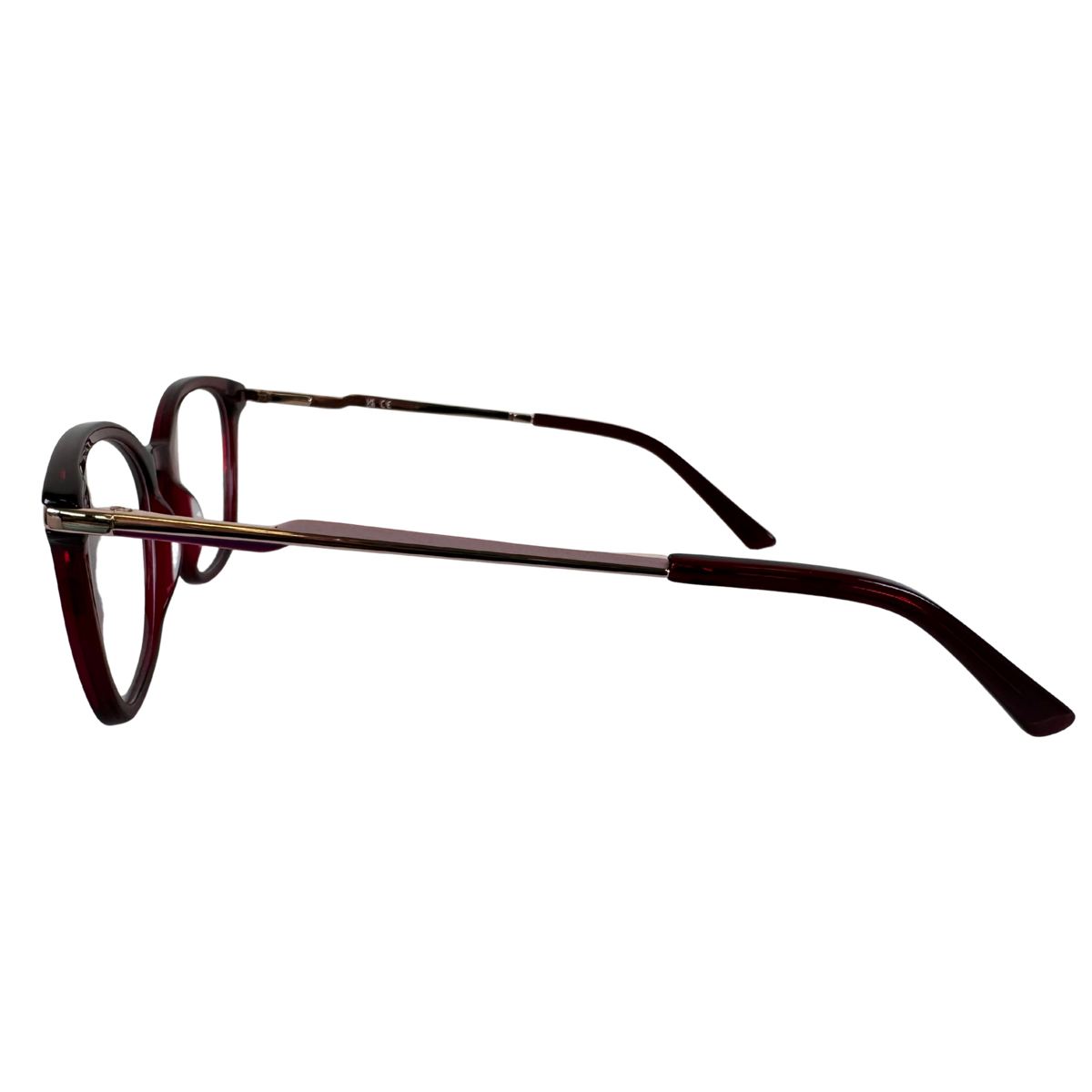 Side view of LYRA #color_Dark Burgundy