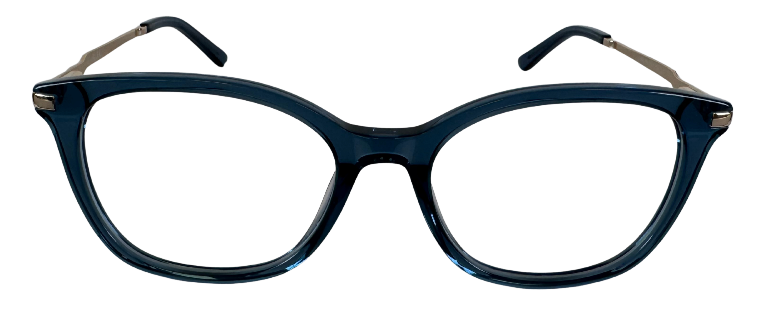 Front view of LYRA #color_TRANSPARENT BLUE TEAL