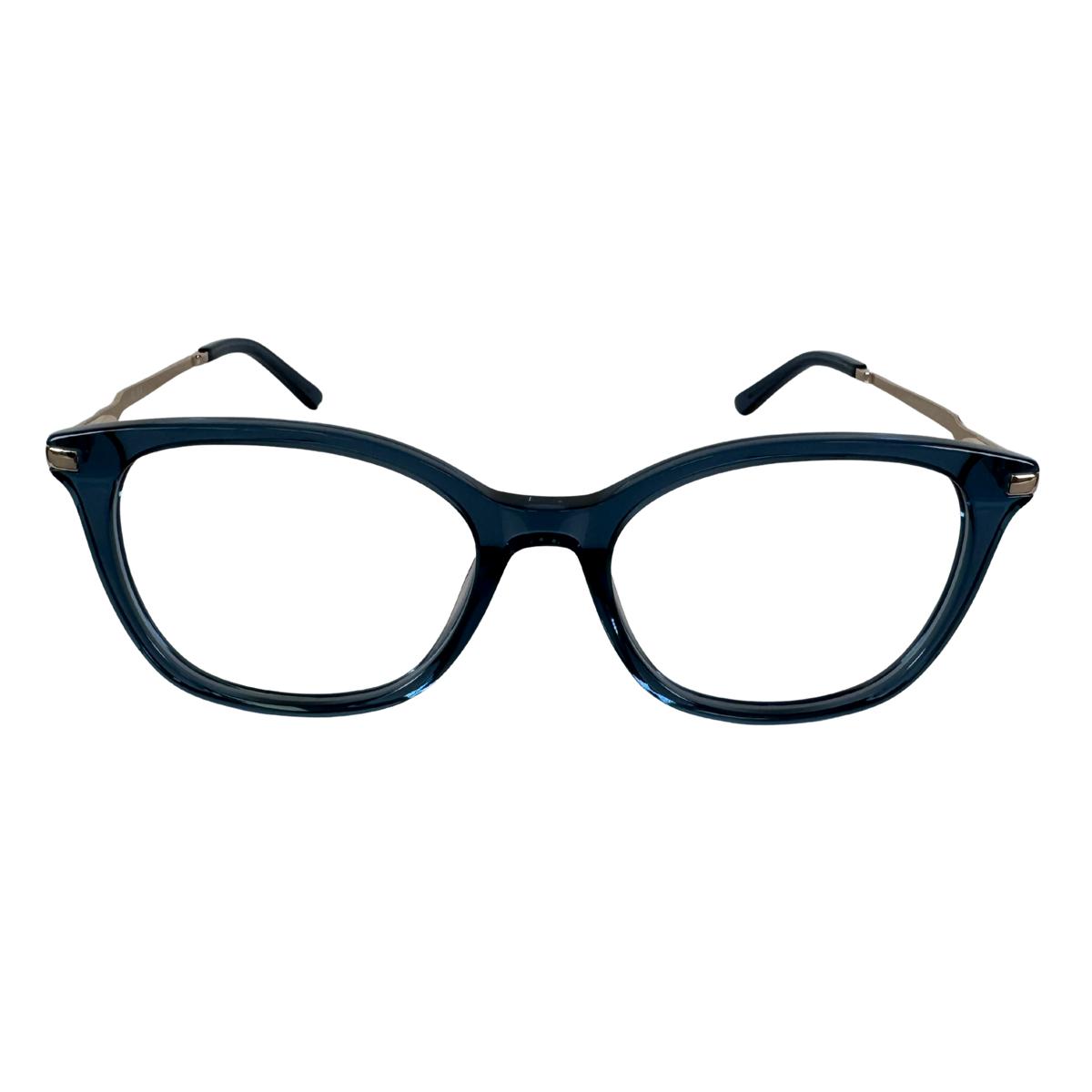 Front view of LYRA #color_TRANSPARENT BLUE TEAL