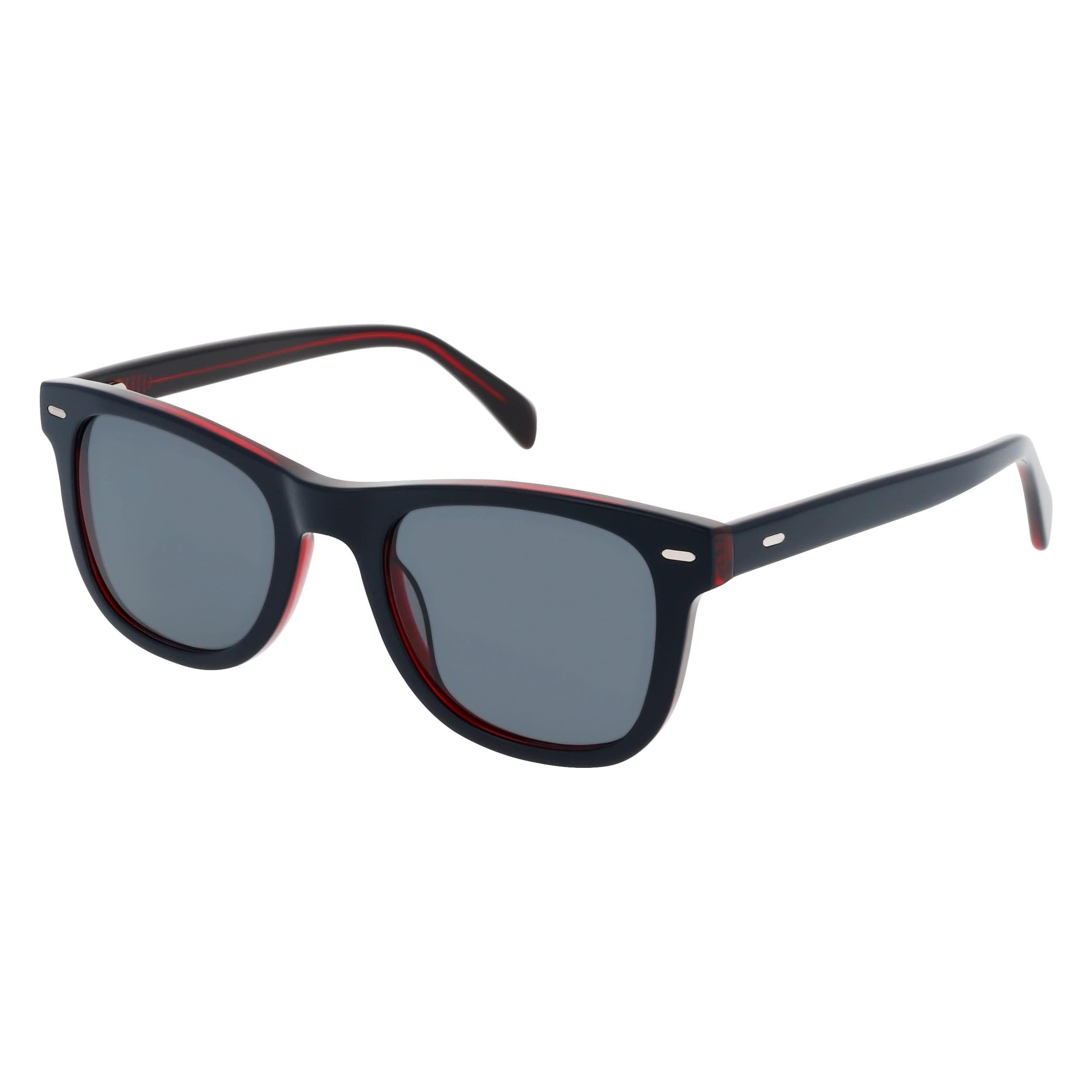 Angled view of Duncan and Todd frame NICO5222C1-navyred#color_navyred