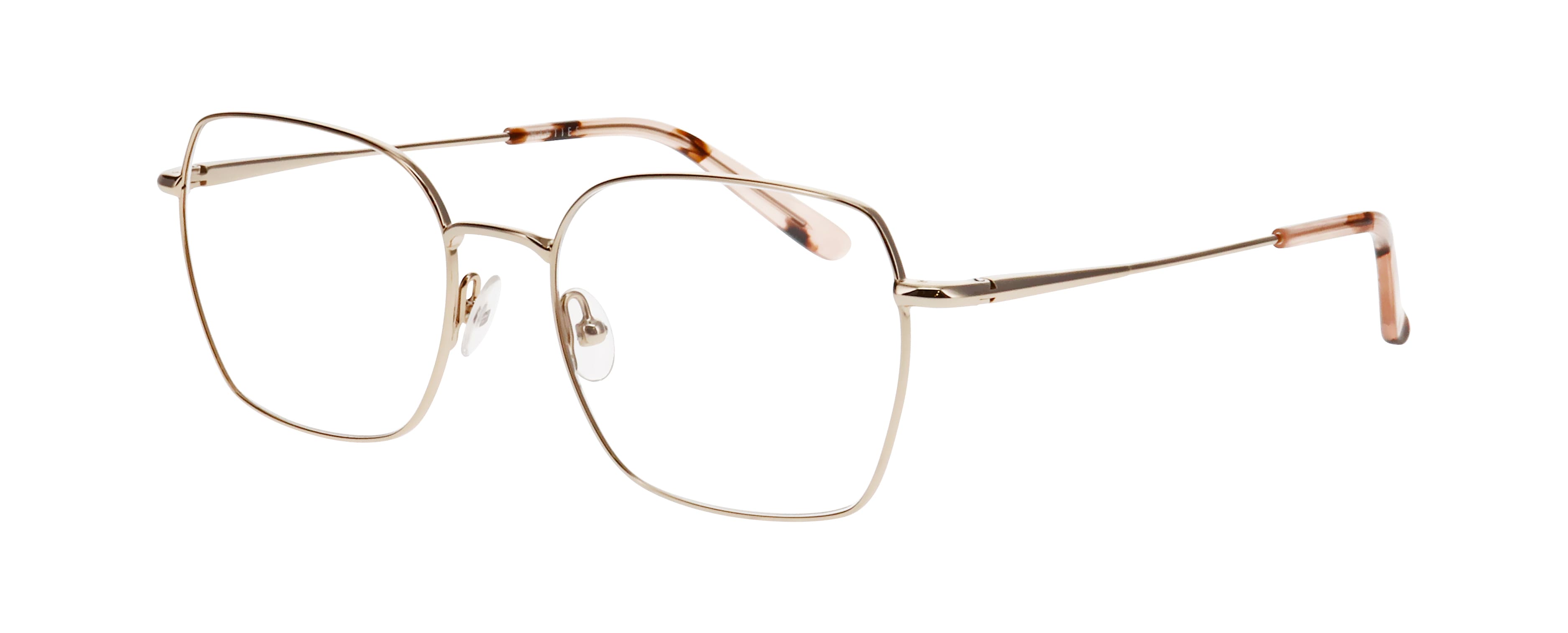 Side view of Nifties 8547#color_Gold Light Shiny