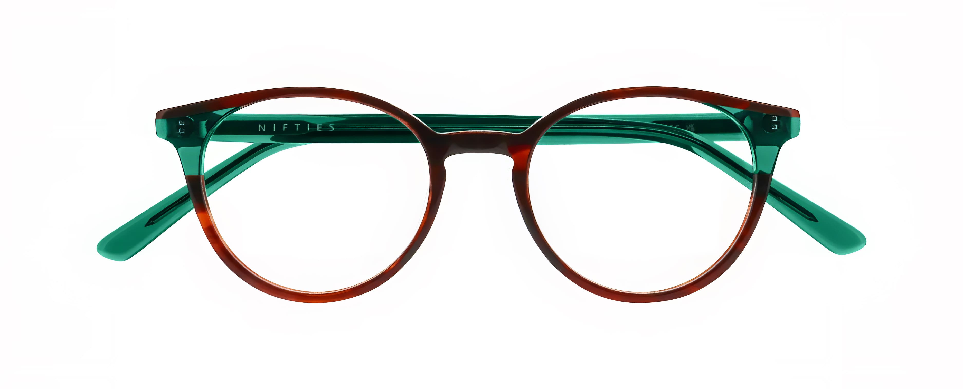 Front view of Nifties 9526#color_Brown Medium Demi