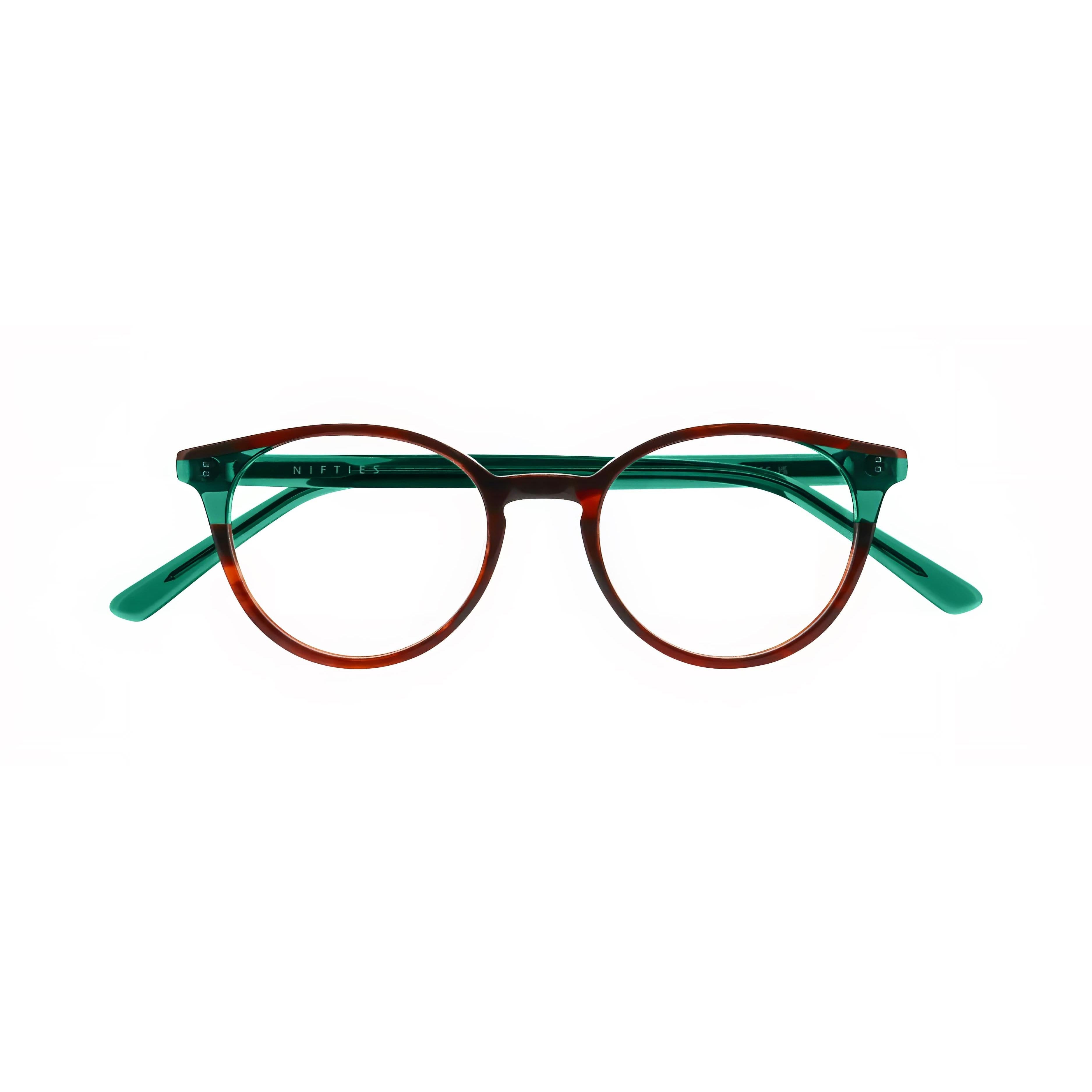 Front view of Nifties 9526#color_Brown Medium Demi