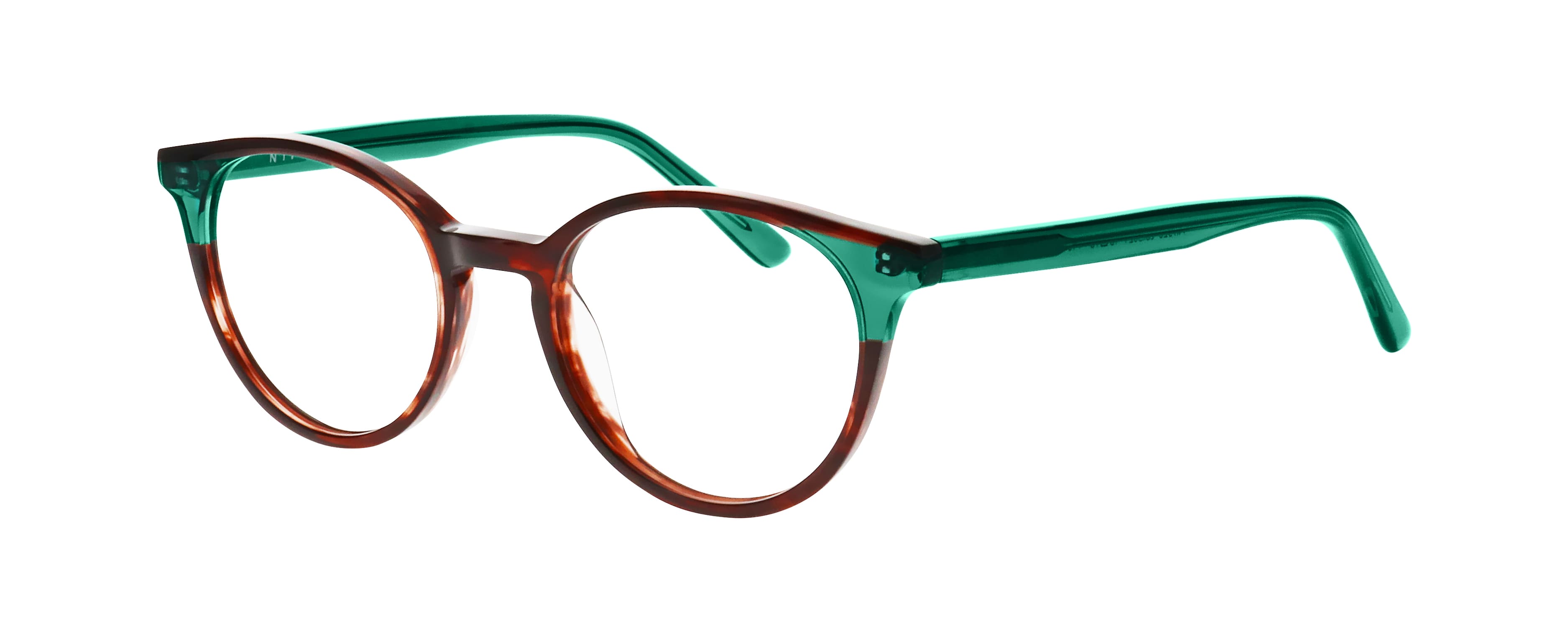 Side view of Nifties 9526#color_Brown Medium Demi