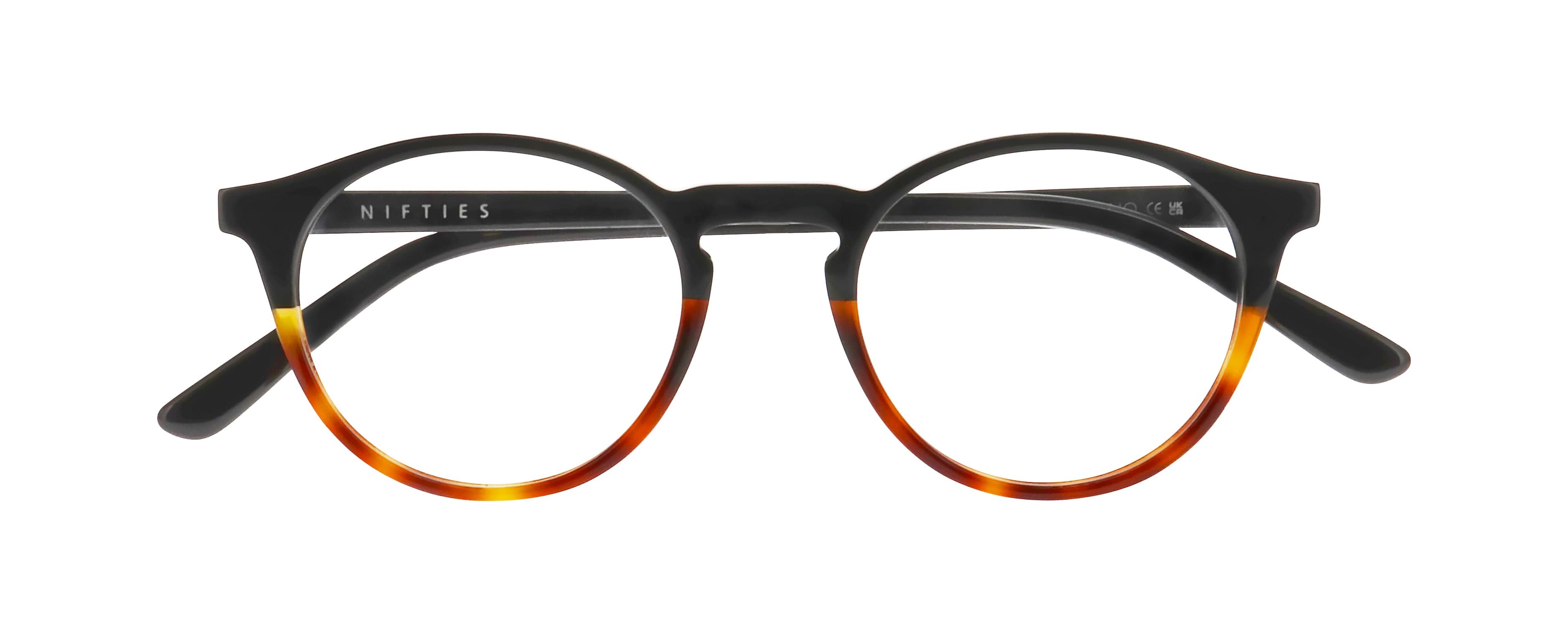 Front view of Nifties 9529#color_Black Dark Demi