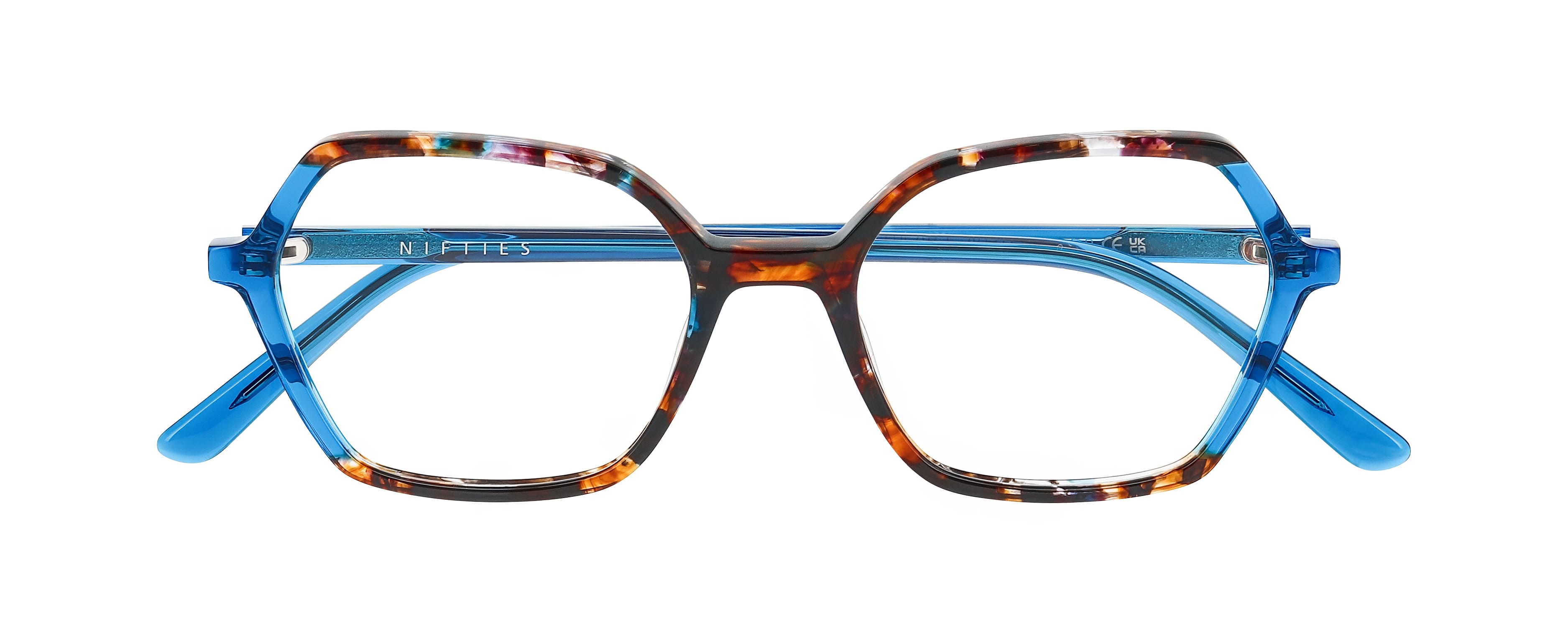 Front view of Nifties 9532#color_Blue Medium Demi