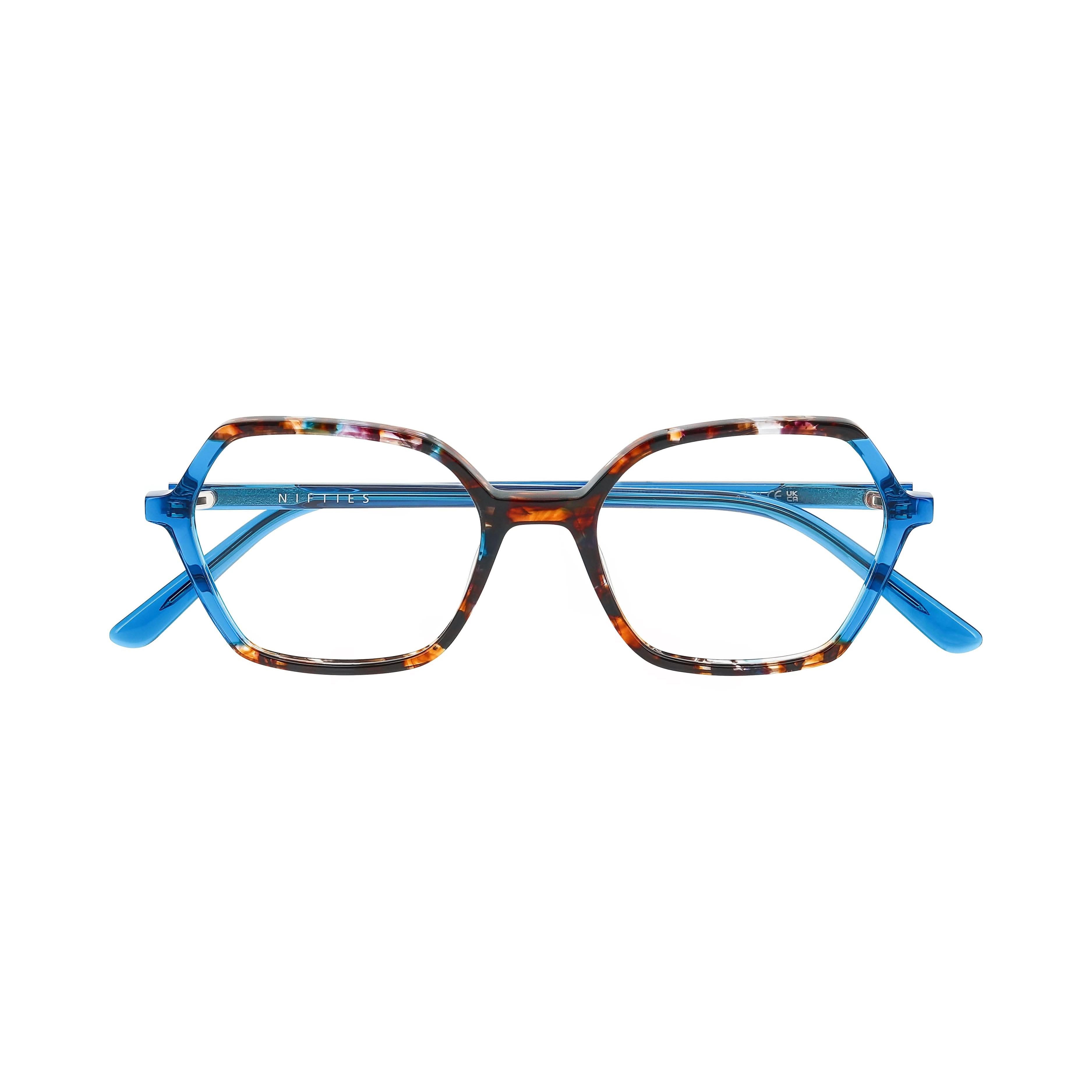 Front view of Nifties 9532#color_Blue Medium Demi