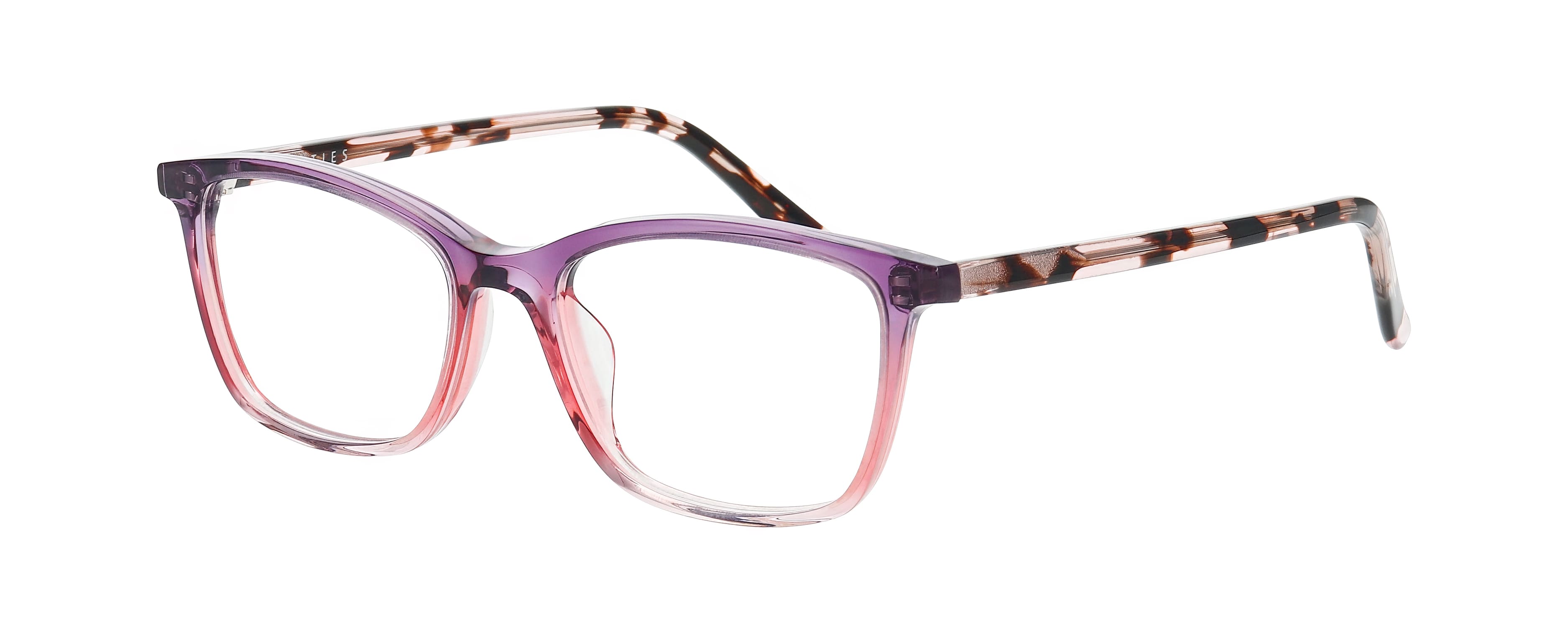 Front view of Nifties9533#color_Plum Gradient Transparent