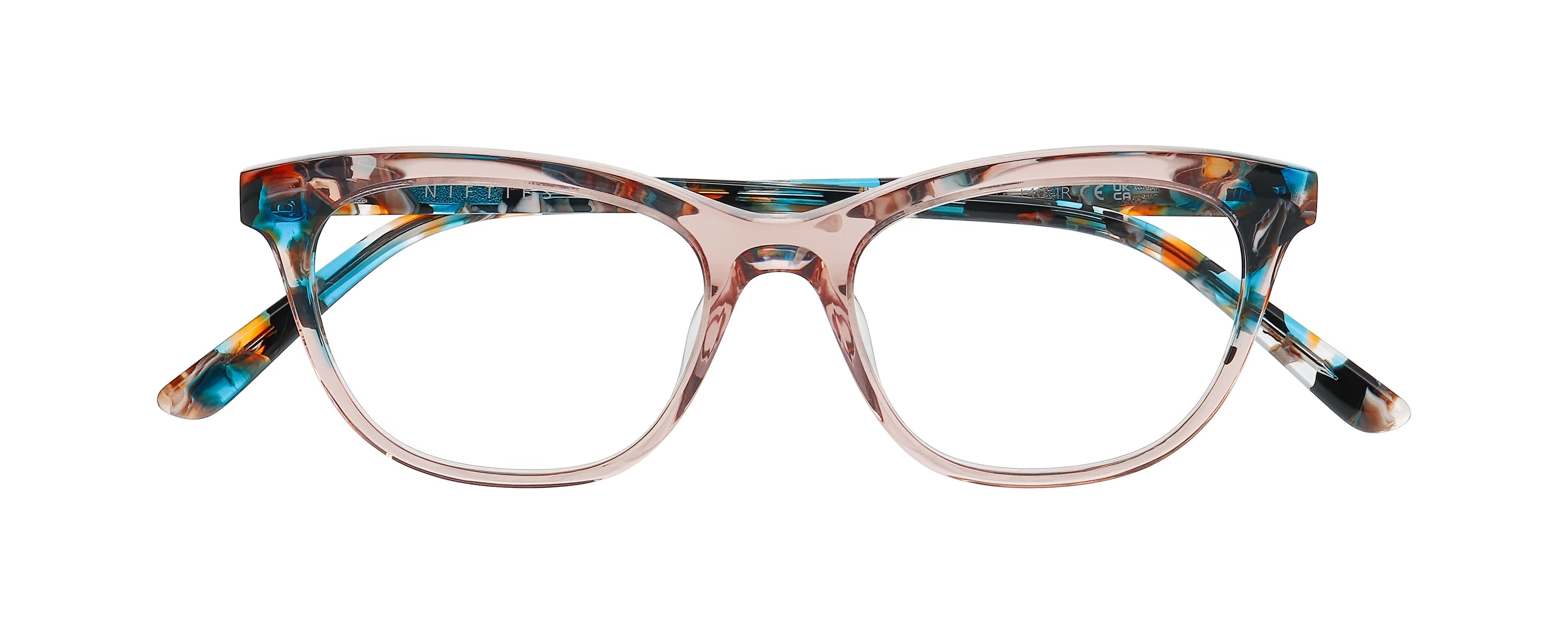 Front view of 9538#color_Brown Light Transparent