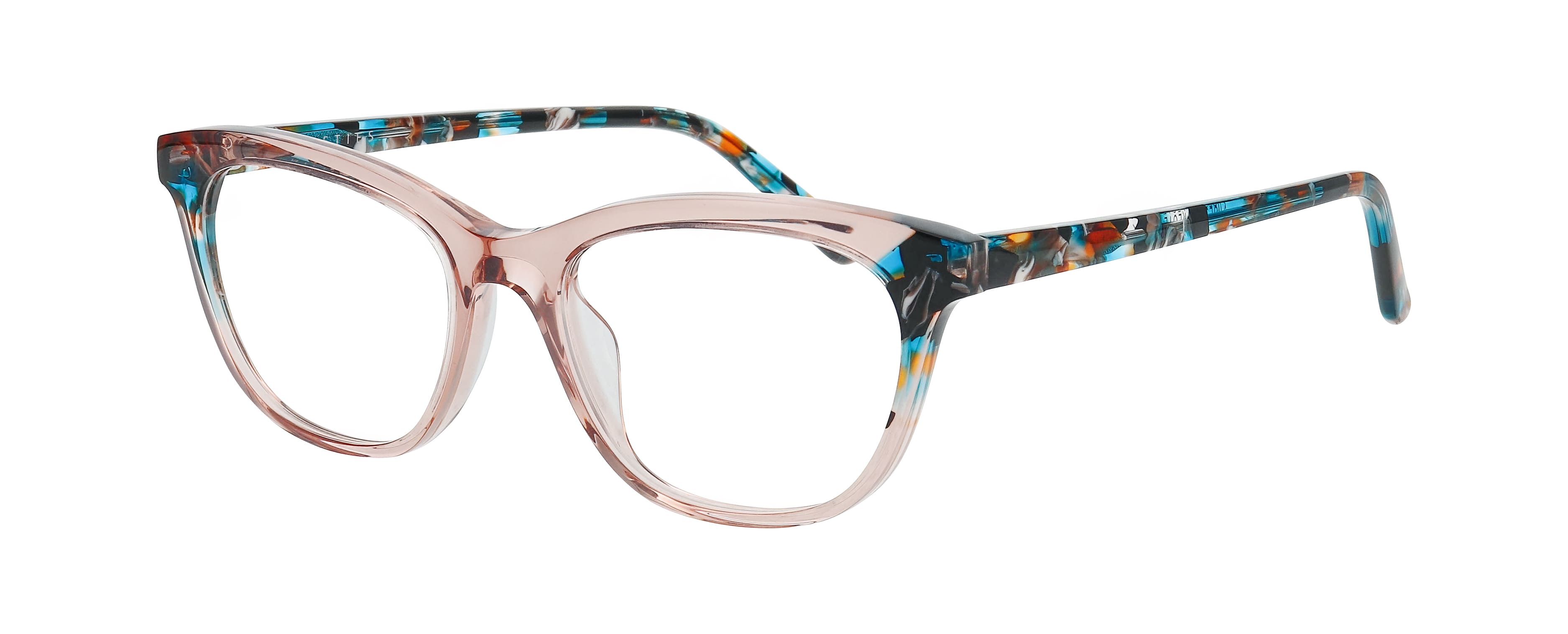 Side view of 9538#color_Brown Light Transparent