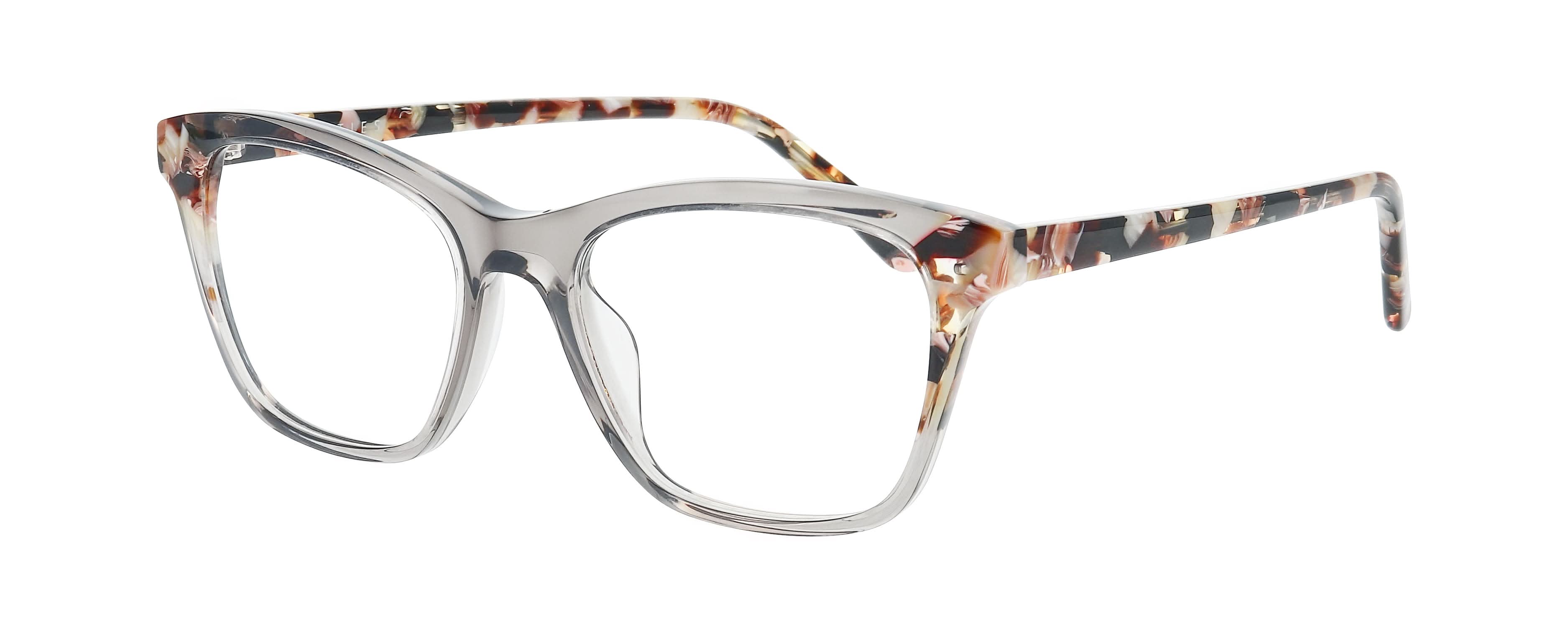 Side view of Nifties 9539#color_Grey medium Transparent