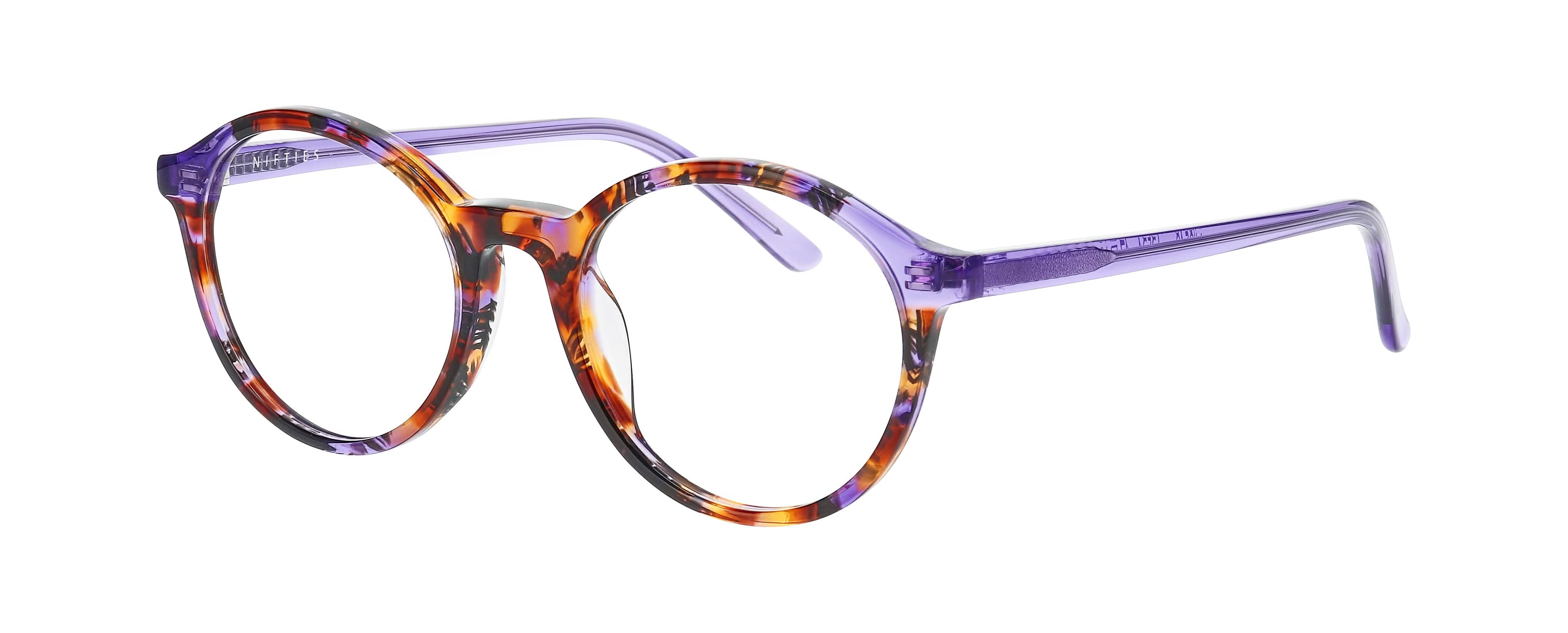 Side view of Nifties 9540#color_Violet Dark Demi