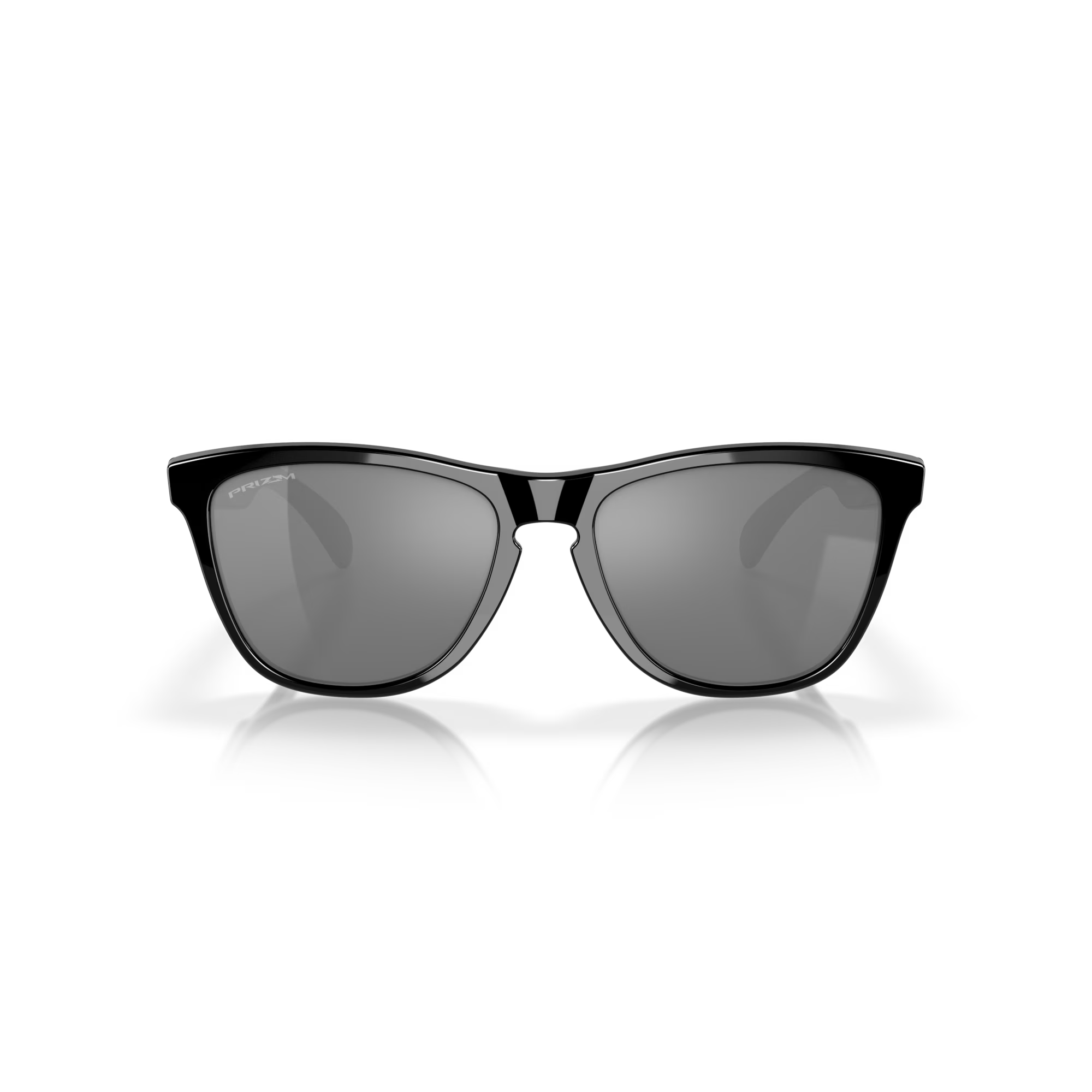 Front view of Oakley Frogskins #color_Polished Black