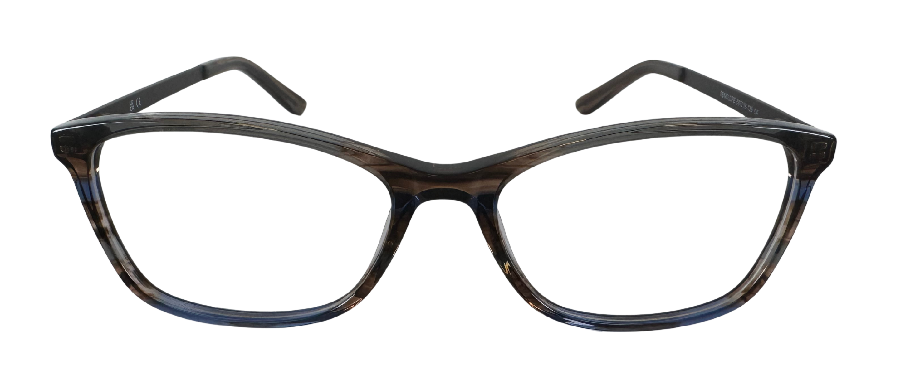 Front view of PENELOPE #color_BROWN BLUE MIX
