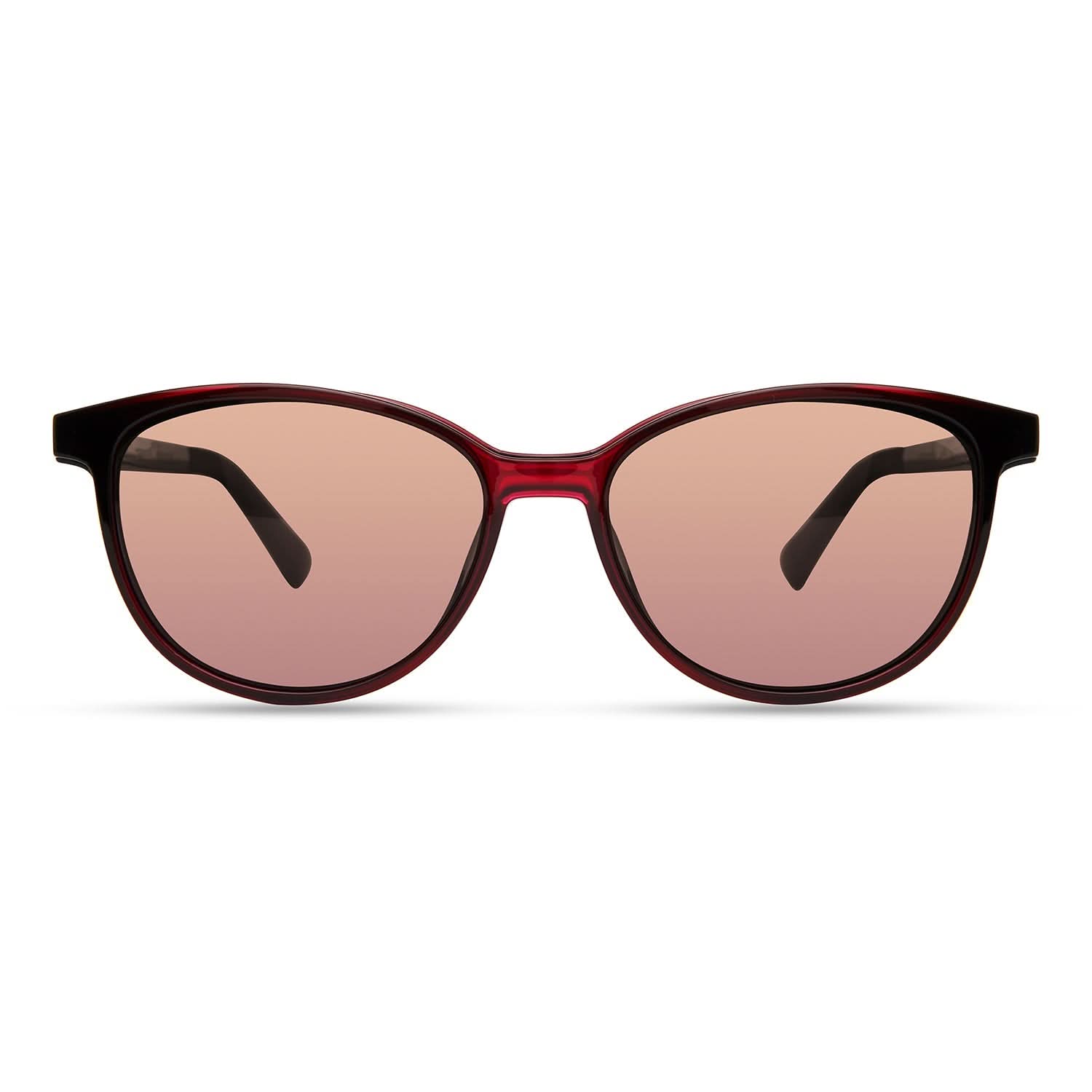 Front Clip on view of Eco Pomelo 1#color_pink berry