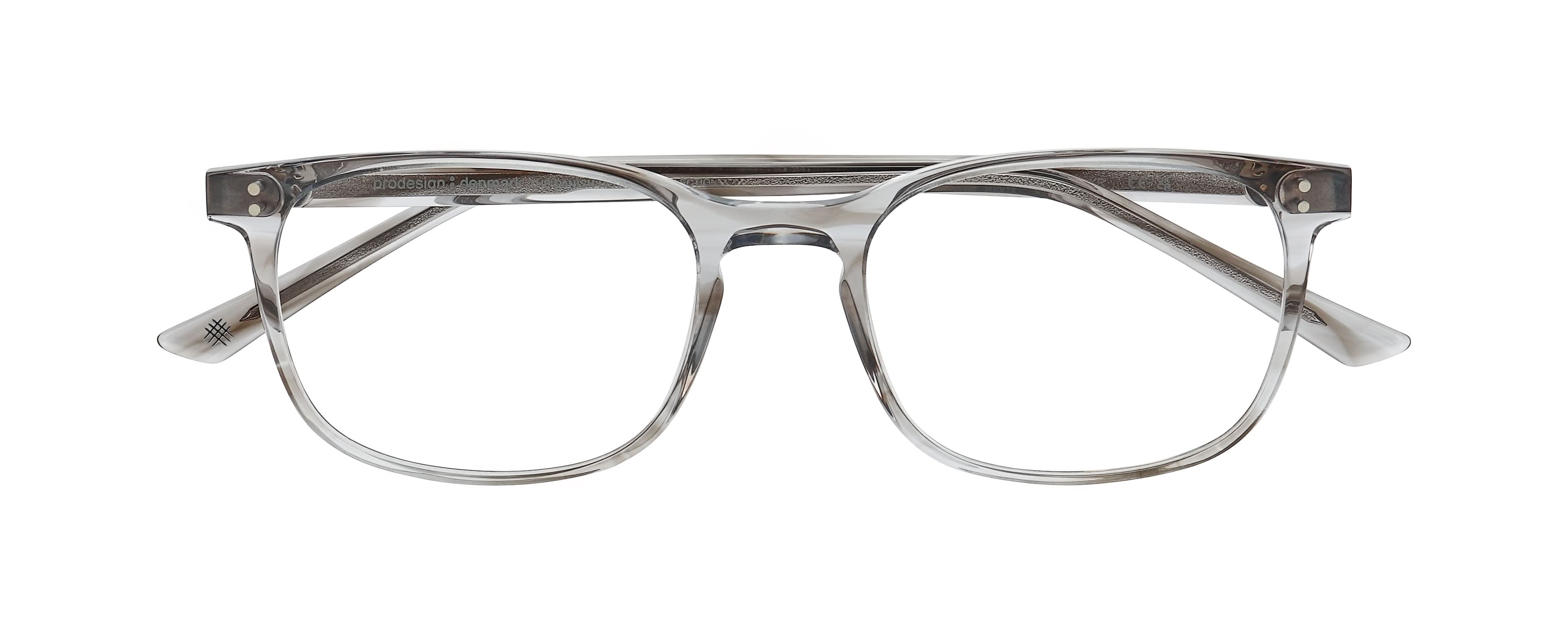 Front view of Pro Design frame 4789#color_Grey Light Transparent