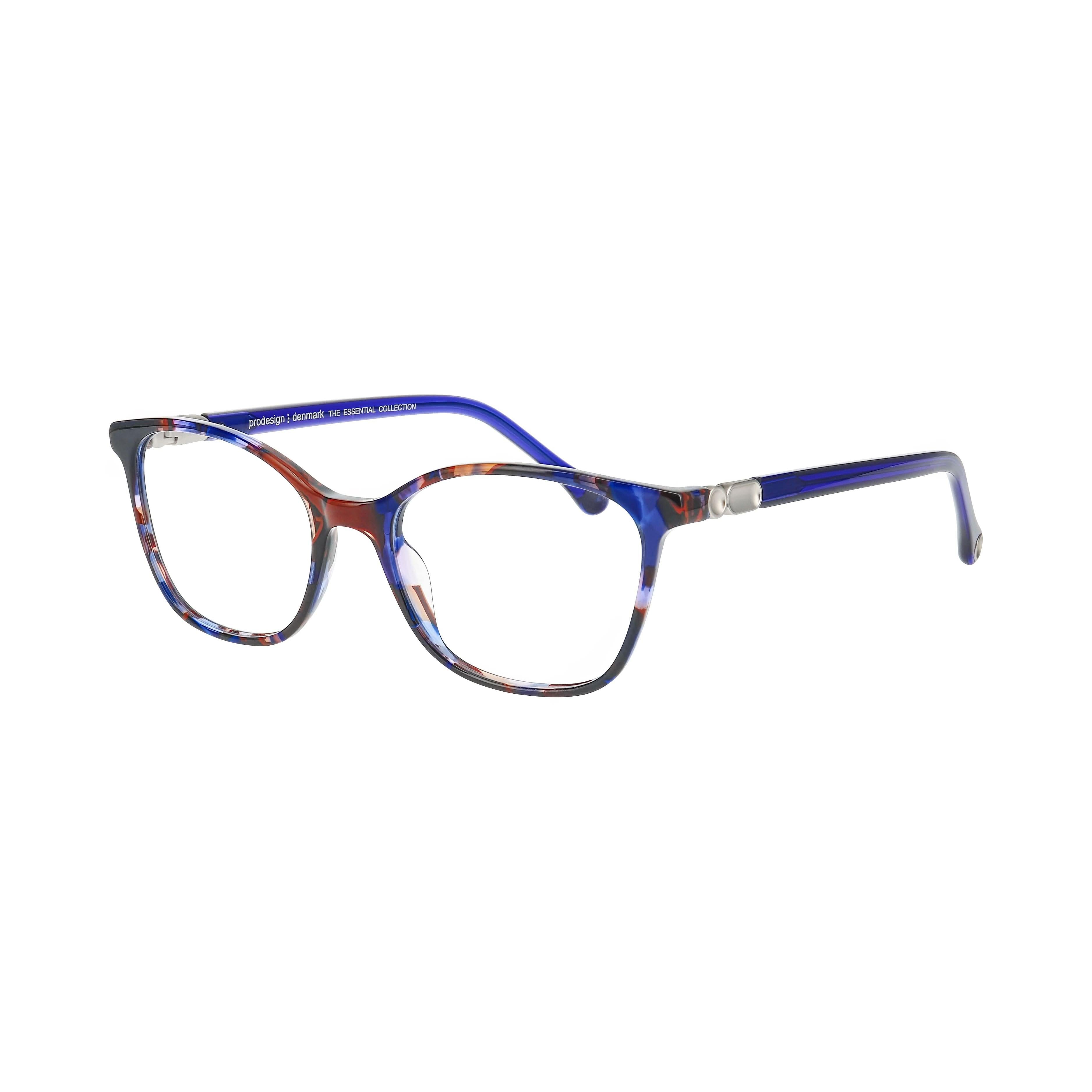 Side view of Pro Design frame Cleo1#color_Blue Havana