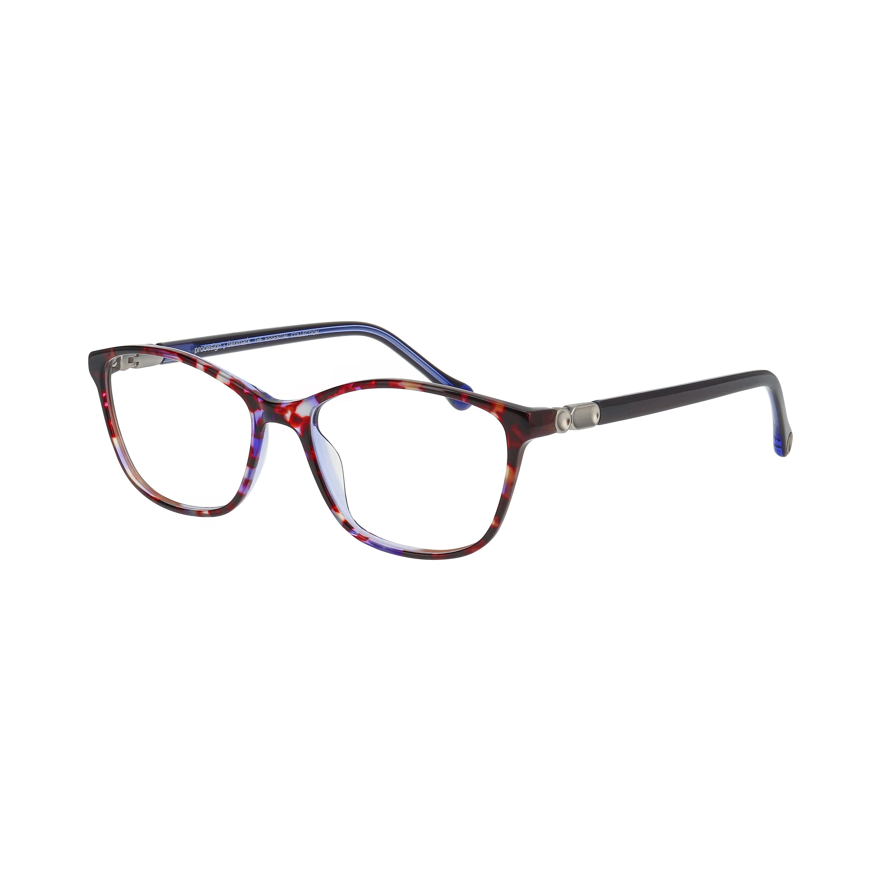 Side view of Pro Design frame Cleo1#color_Aubergine