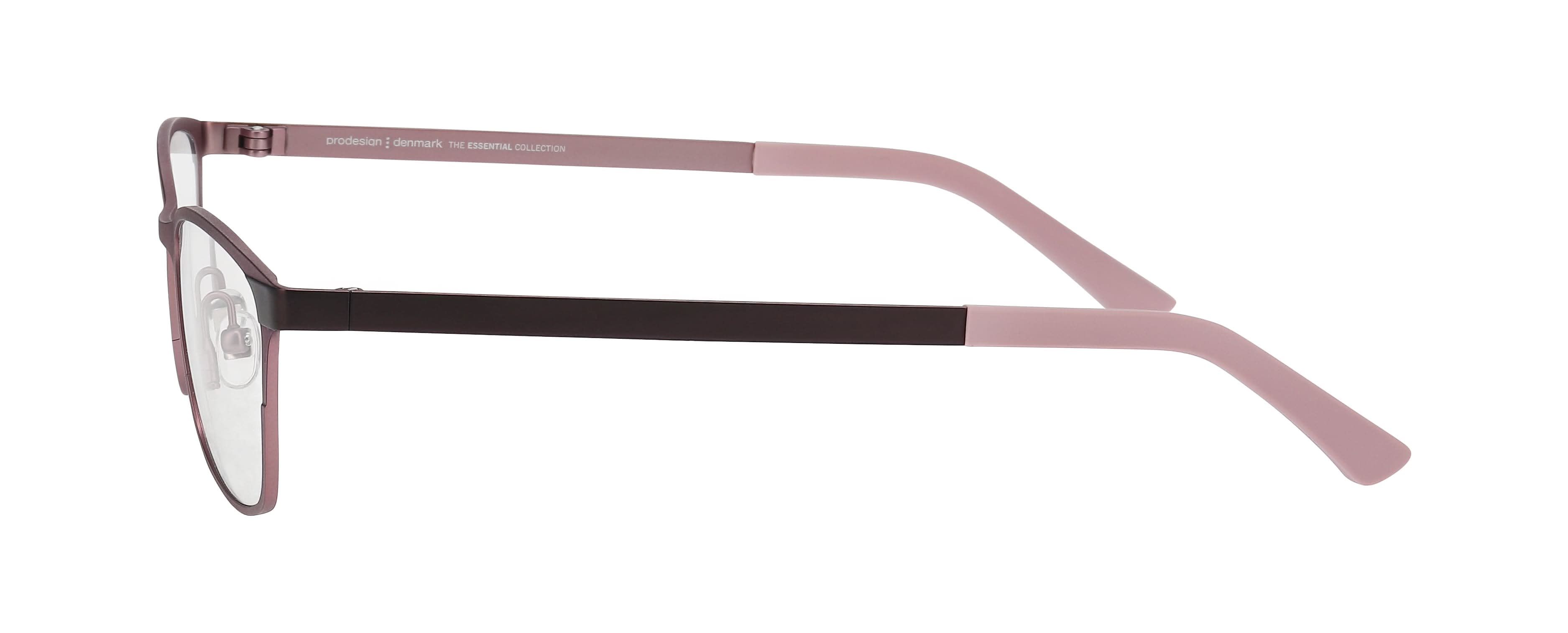 90 deg view of Pro Design frame PD Titone 2#color_Rose Light Matt