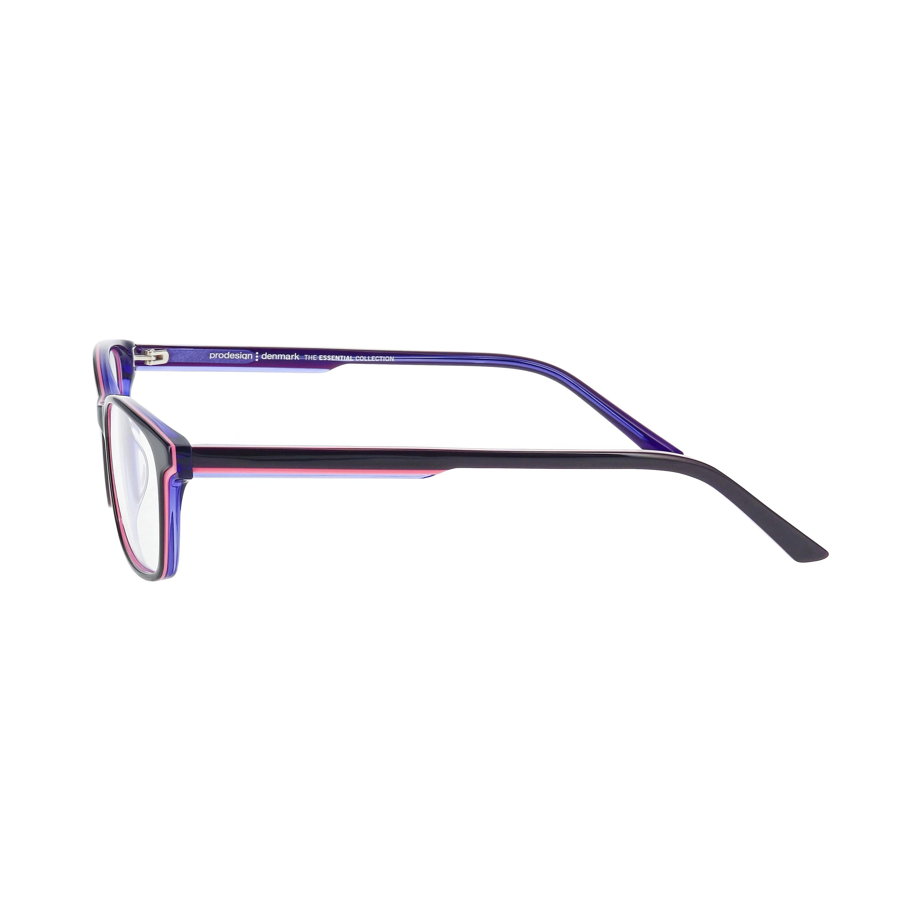 Side view of Pro Design frame PD Topo 6#color_Aubergine Dark Shiny