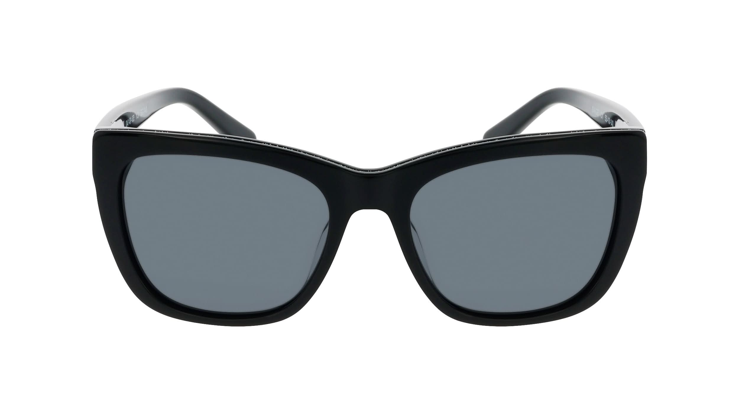 Front view of Duncan and Todd frame SAIGE5318C1shiny-black#color_shiny black