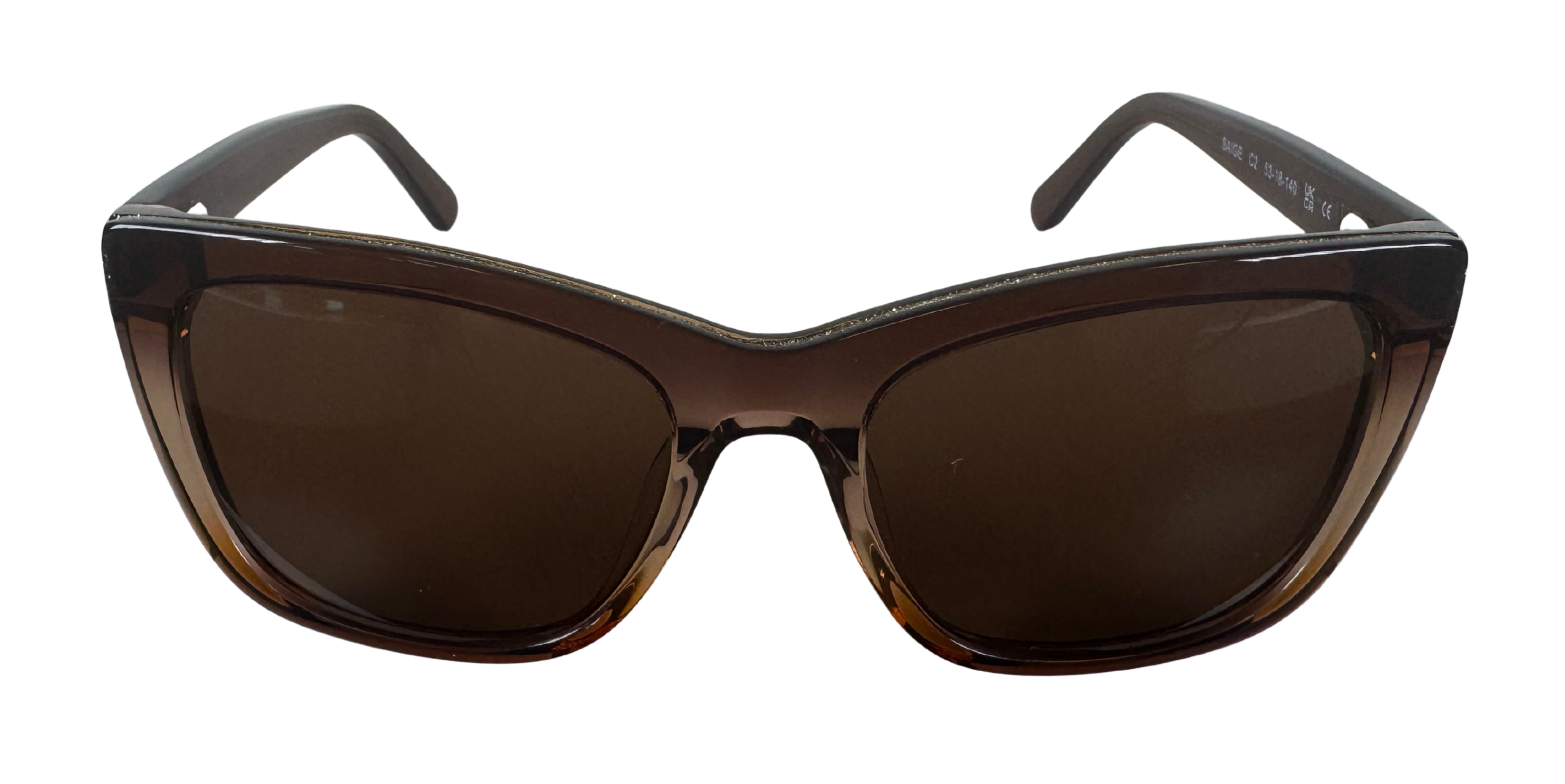 Front view of SAIGE #color_Transparent Brown