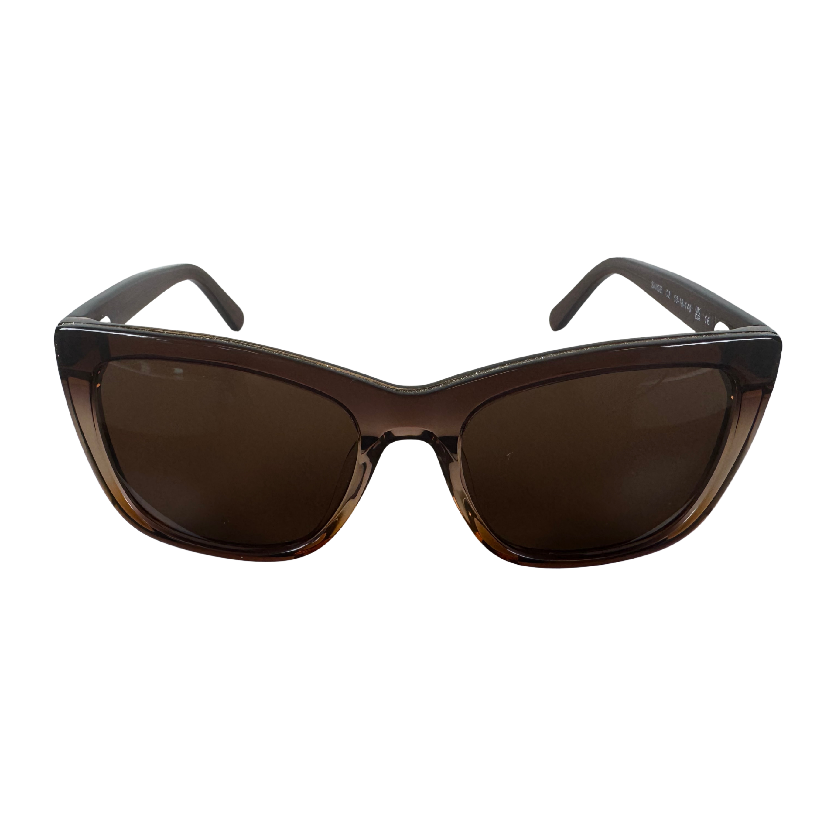 Front view of SAIGE #color_Transparent Brown