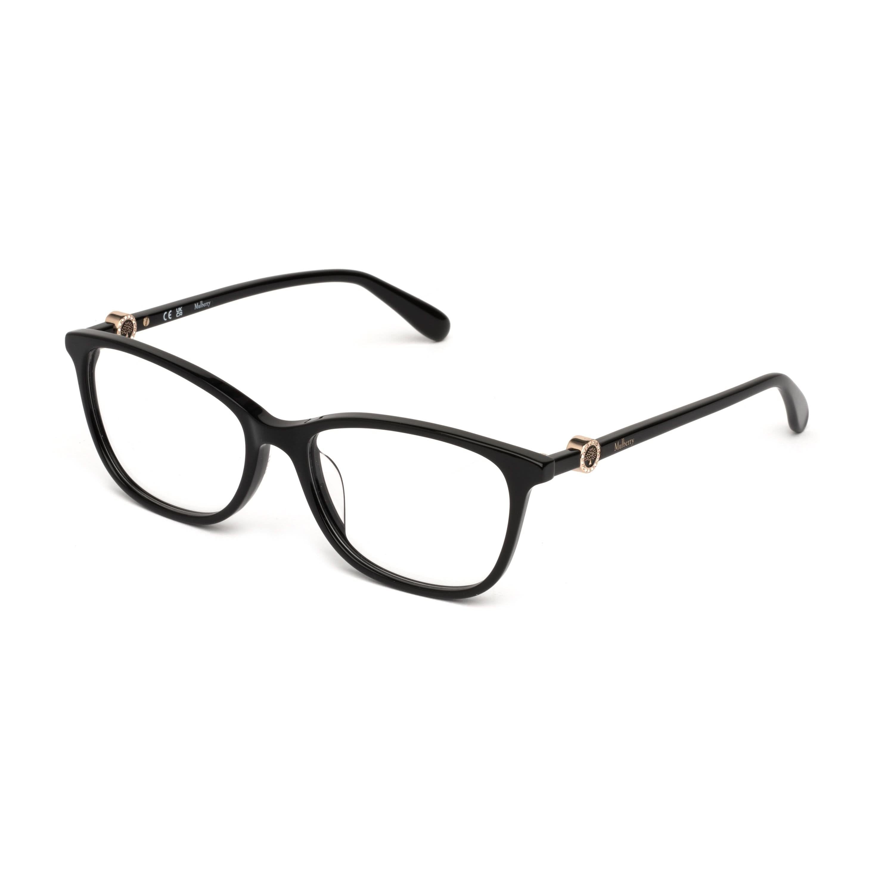 Side view of Mulberry VML018S 1#color_Black Satin