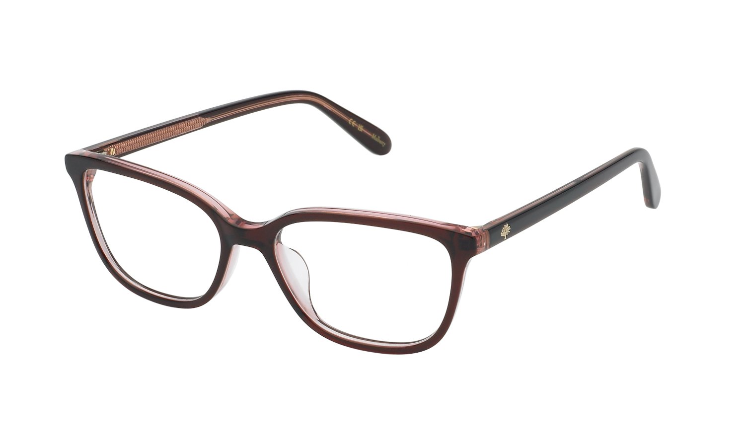 Side view of Mulberry VML131 1#color_Shiny Transperant Red