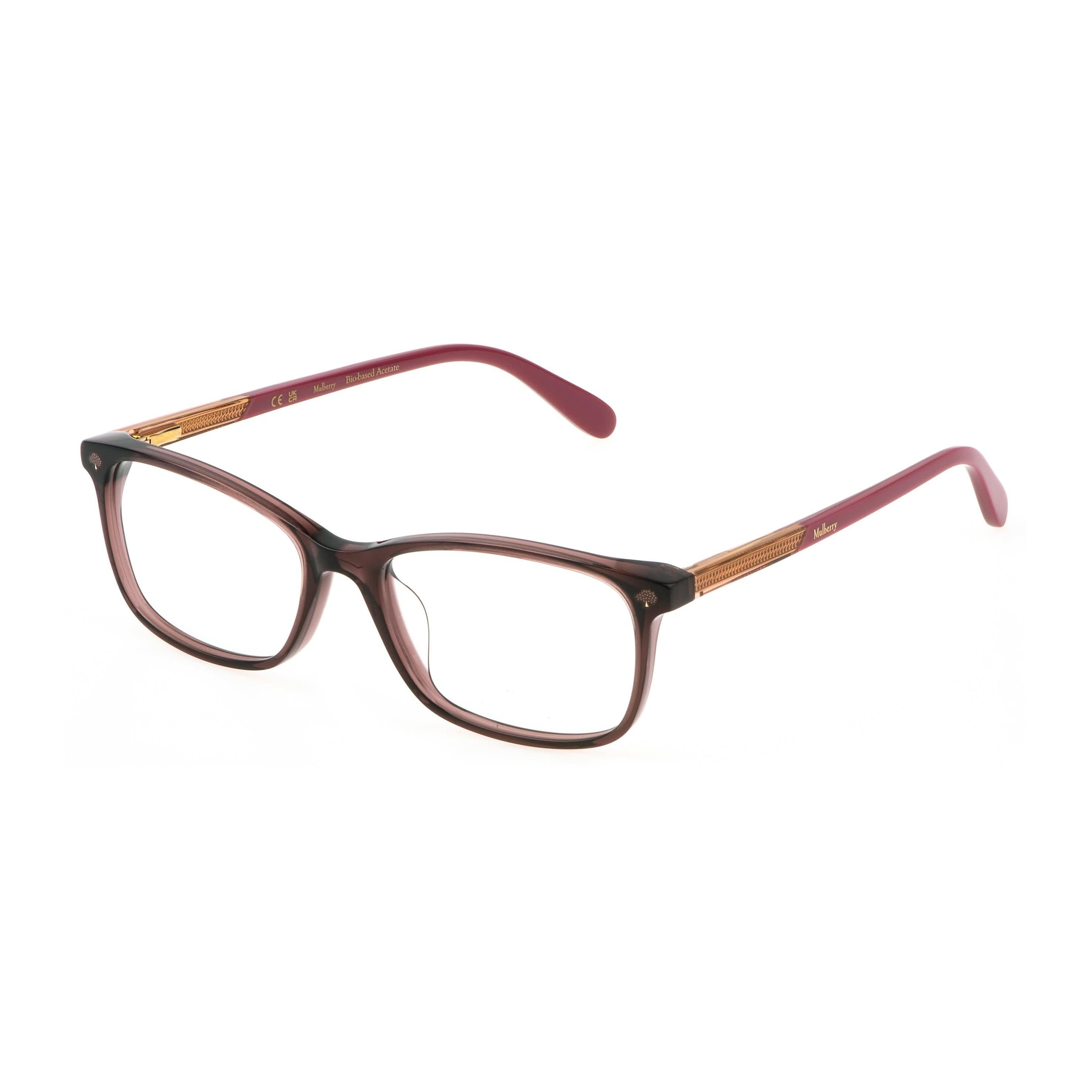 Side view of Mulberry VML218 1#color_Shiny Transparent Marc