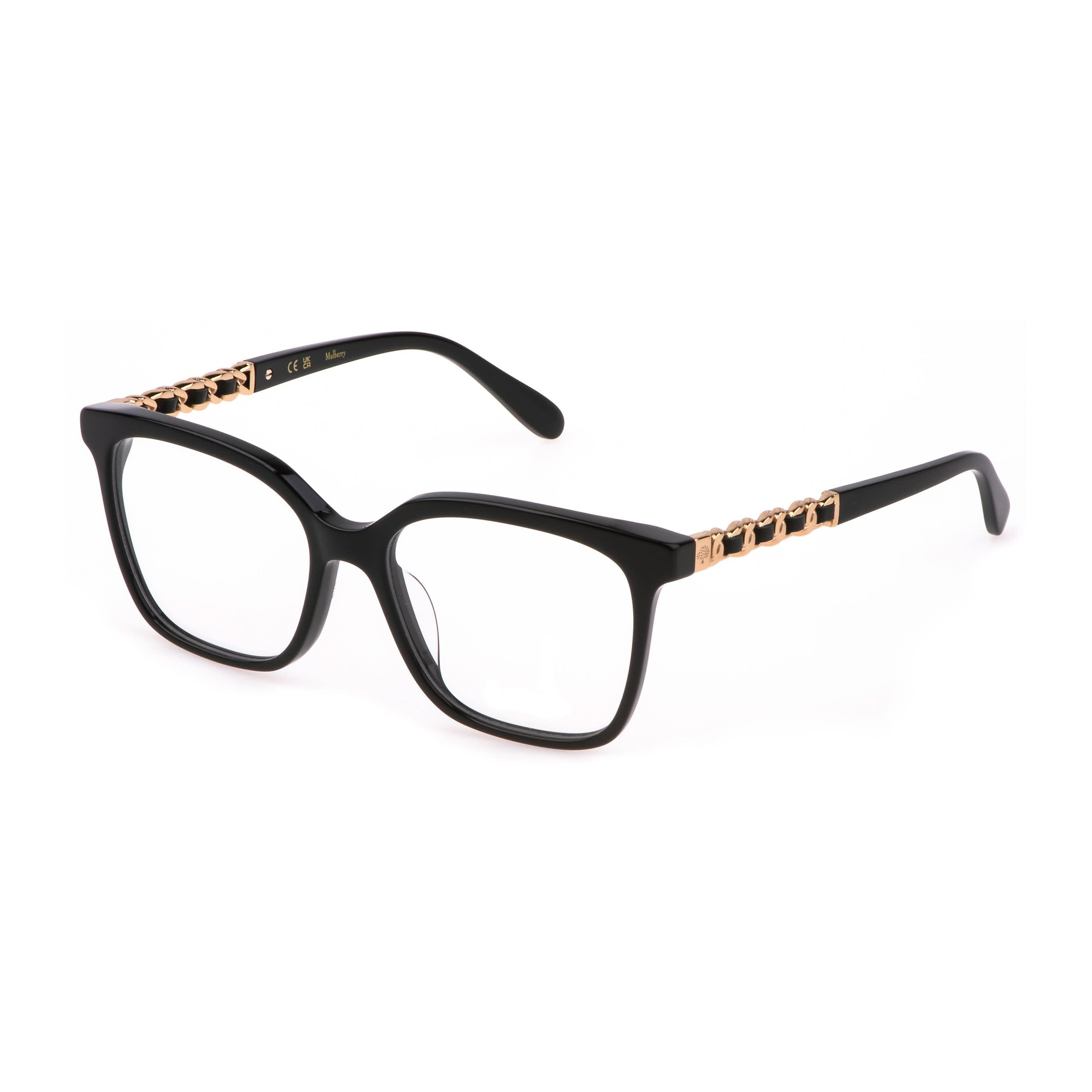 Side view of Mulberry VML222 1#color_Shiny Black