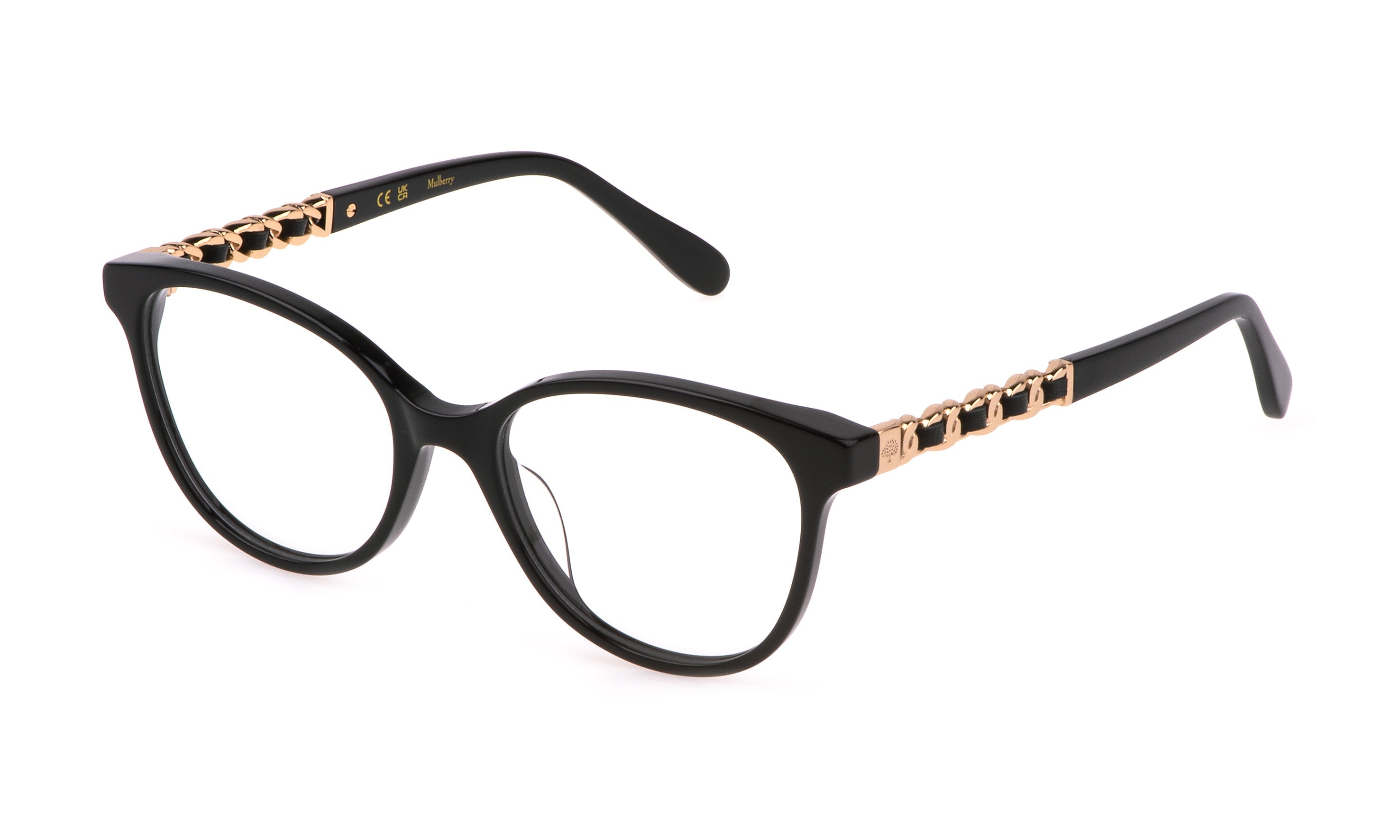 Side view of Mulberry VML223 1#color_Shiny Black