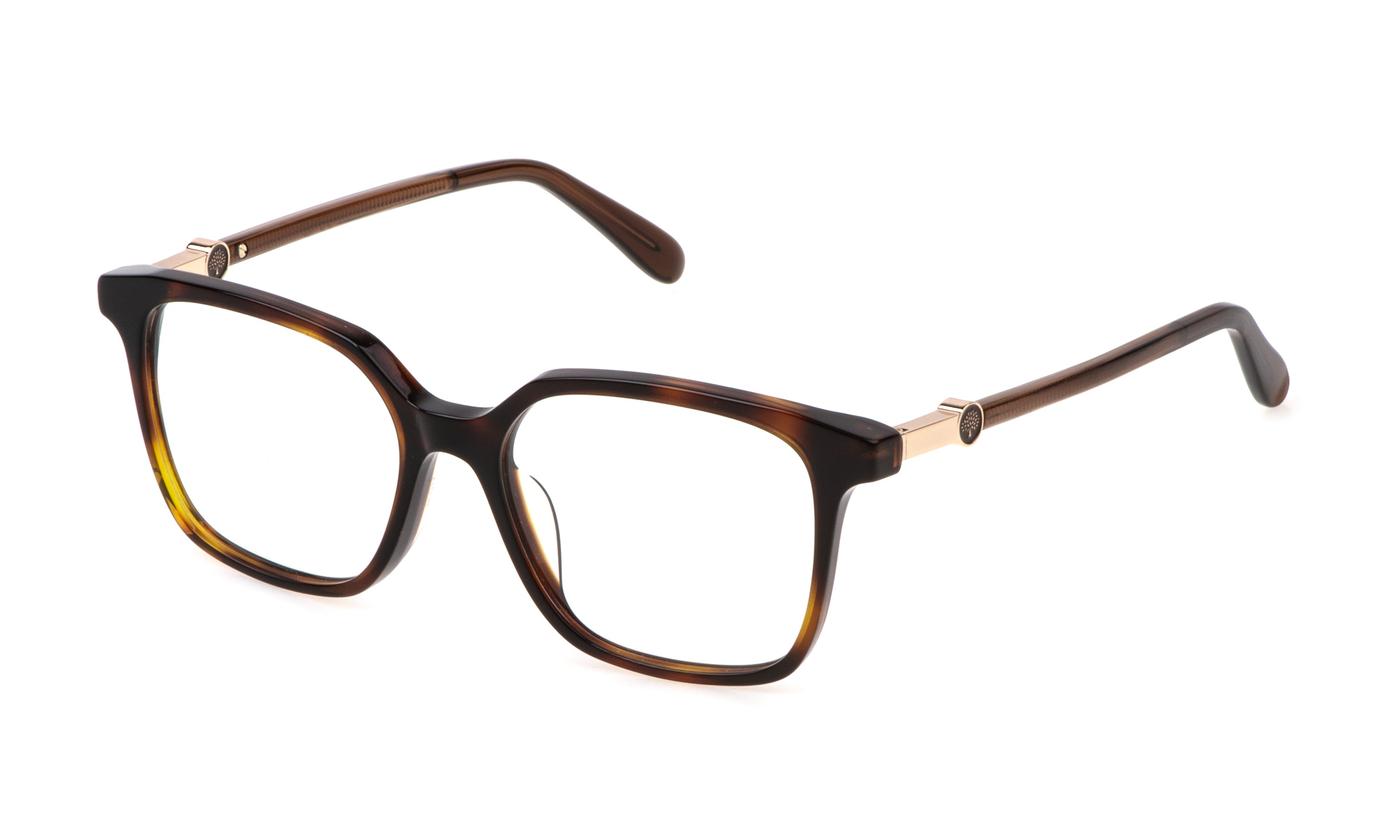 Side view of Mulberry VML239 1#color_Shiny Dark Havana