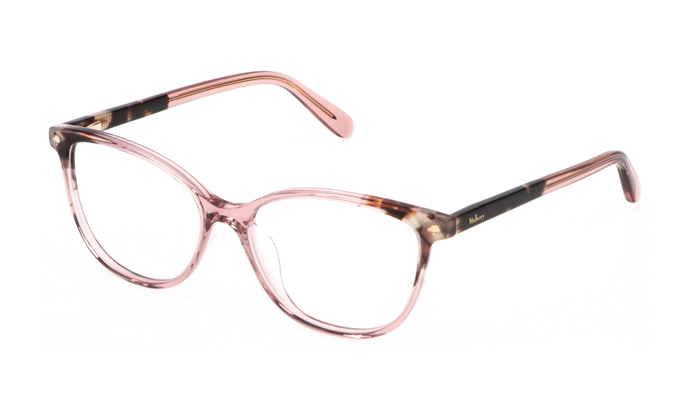 Side view of Mulberry VML265 1#color_Shiny Transparent Pink