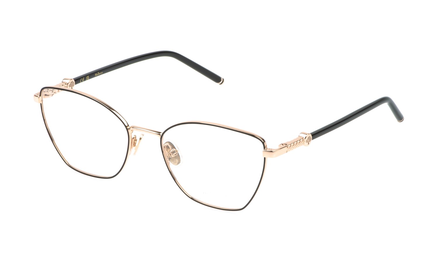 Side view of Mulberry VML274 1#color_Shiny Copper Gold with Coloured Parts