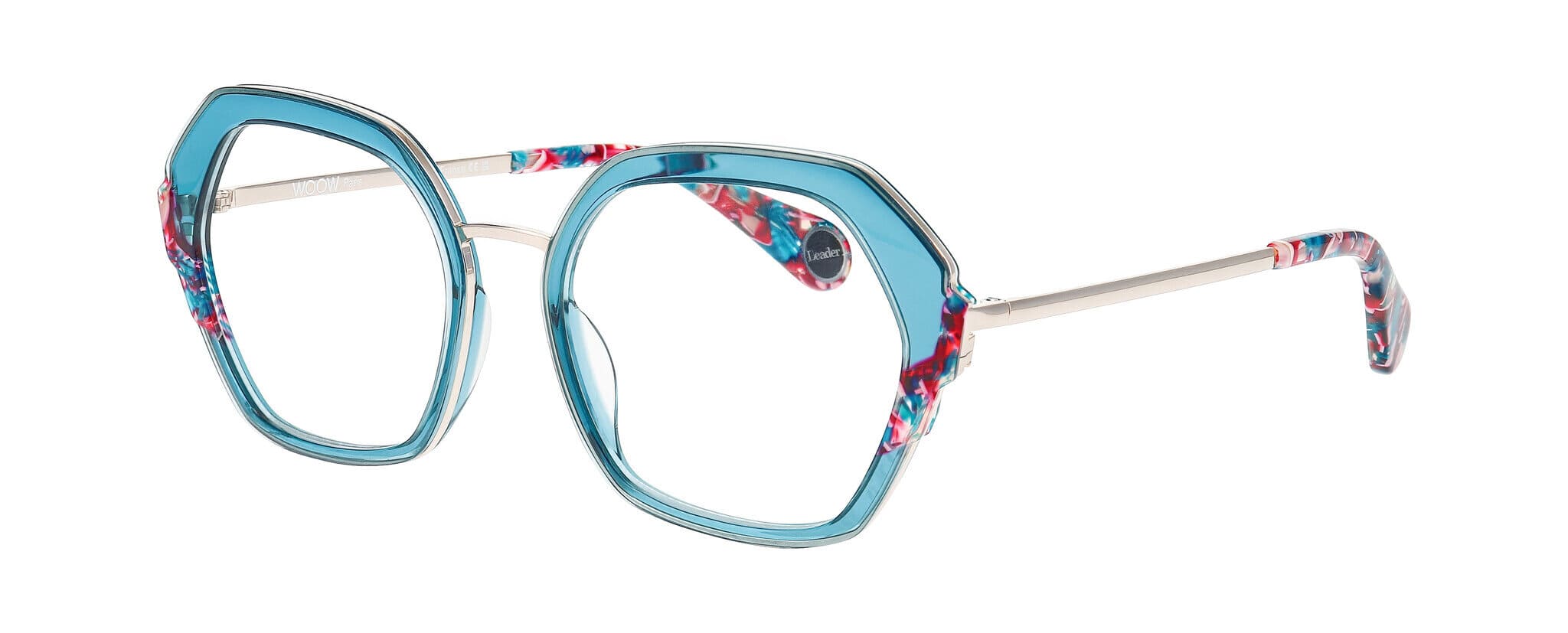 Side view of WOOW Cheer Leader 1#color_Transparent Duck Blue