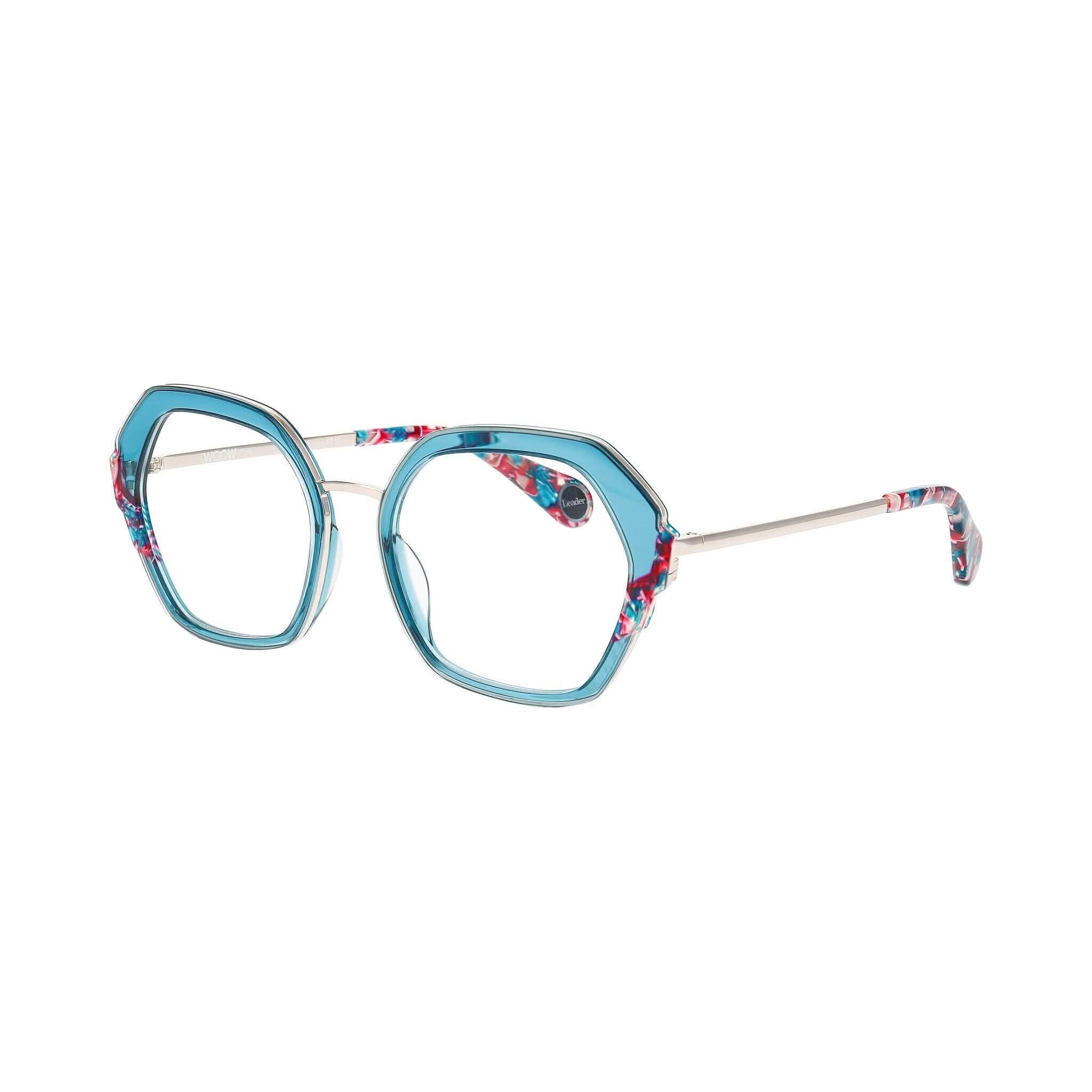 Side view of WOOW Cheer Leader 1#color_Transparent Duck Blue