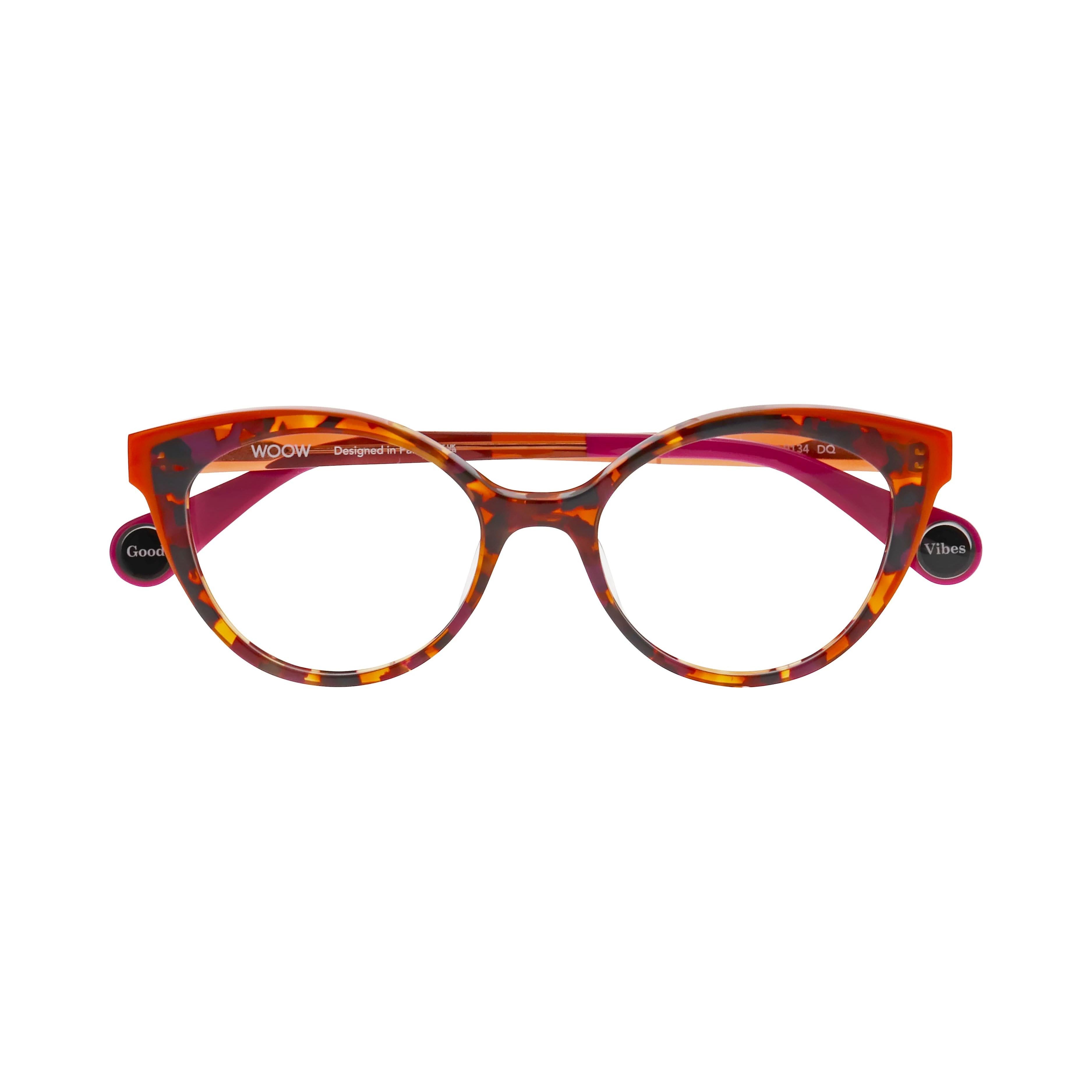 Front view of WOOW Good Vibes 2#color_Violet Tortoise