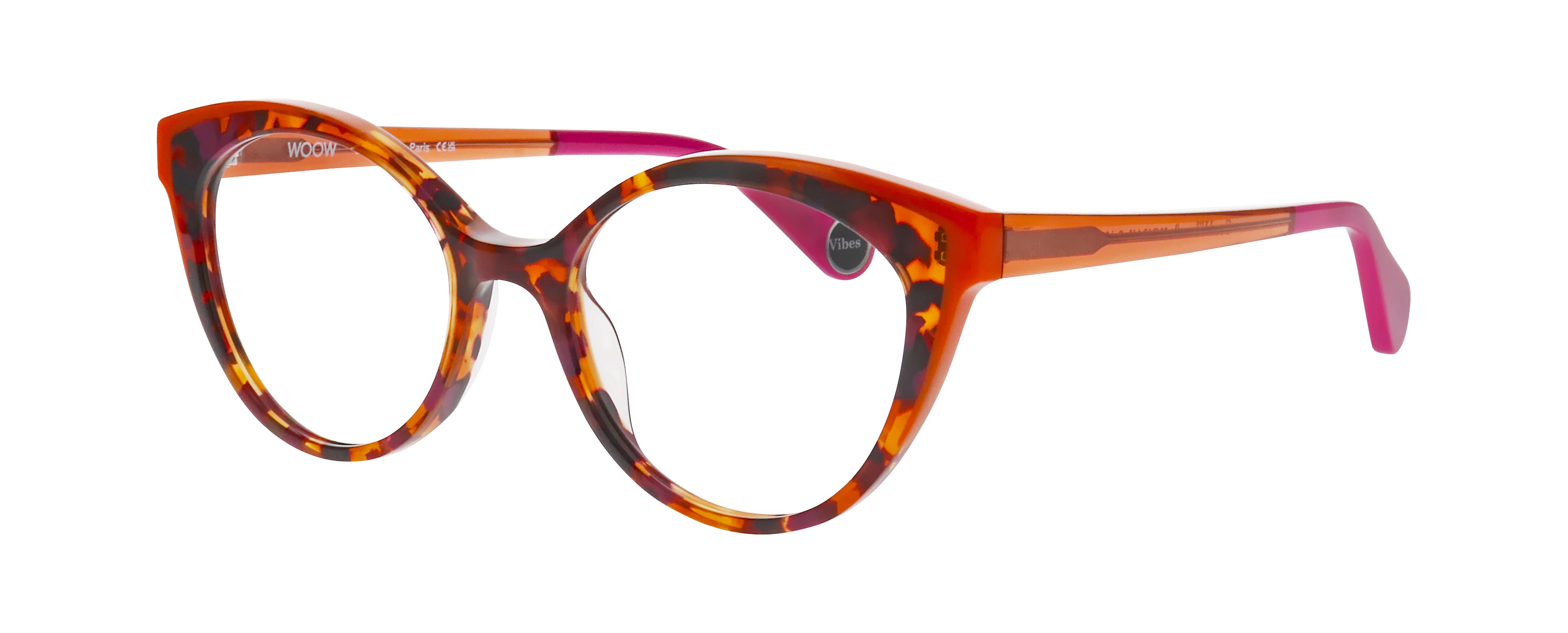 Side view of WOOW Good Vibes 2#color_Violet Tortoise