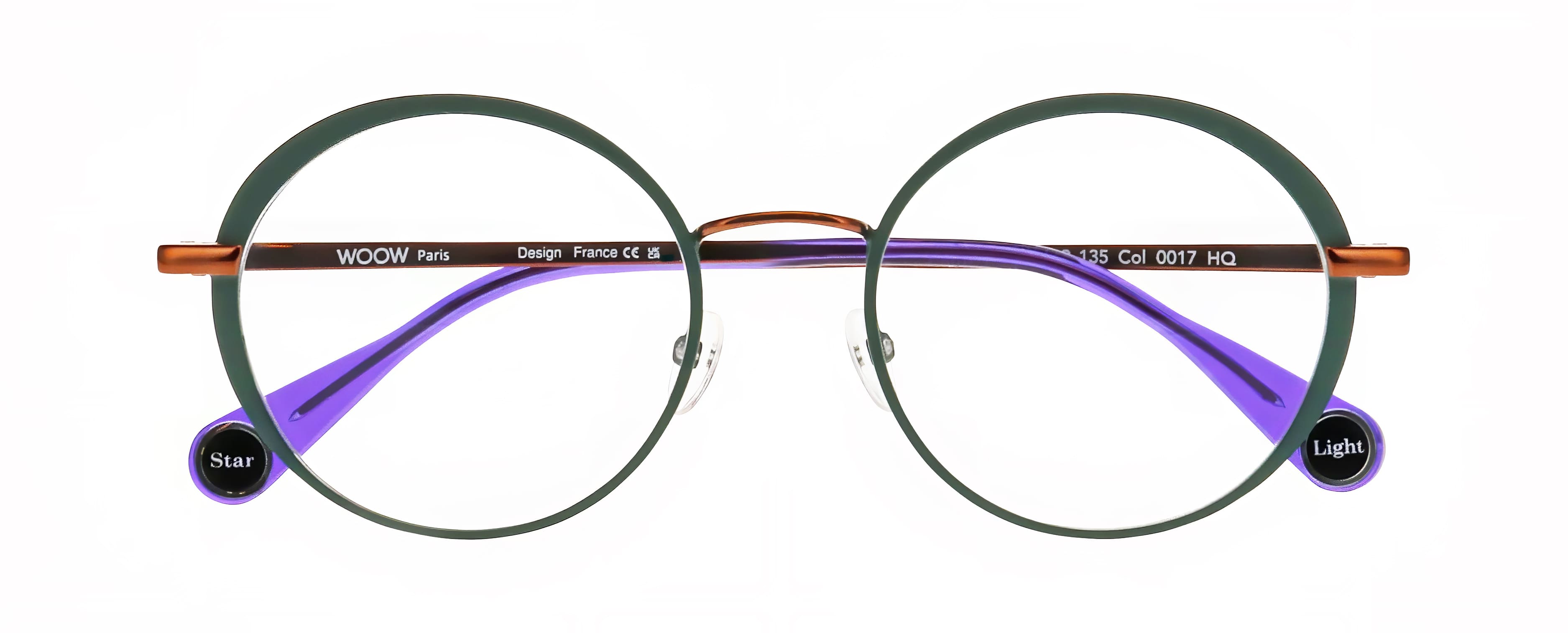 Front view of WOOW Star Light 1#color_Matt Green Forest