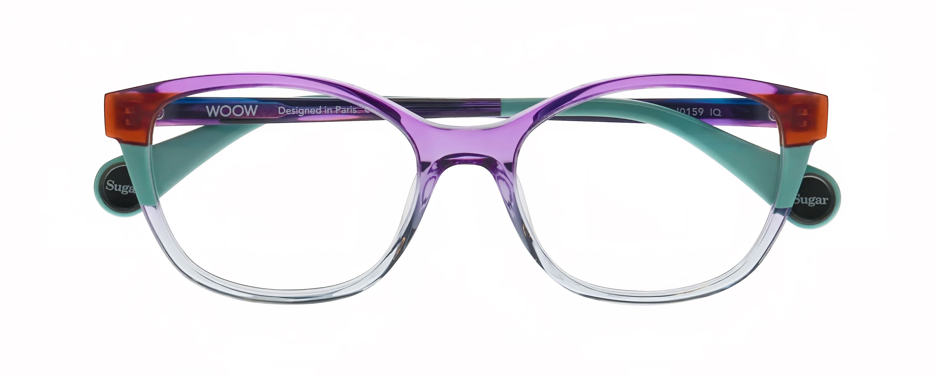 Front view of WOOW Sugar Sugar 3#color_Gradient Transparent Violet