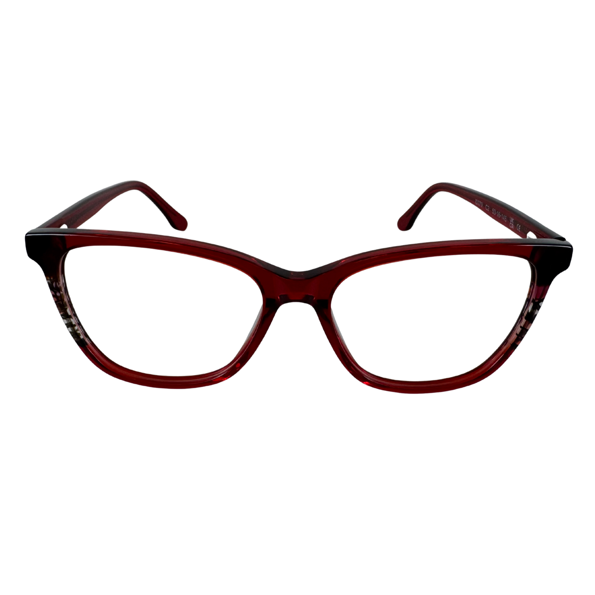 Front view of ISLAY #color_Shiny Transparent Red