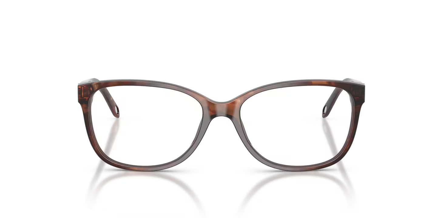 Front view of Tiffany 2097 1#color_Spotted brown havana